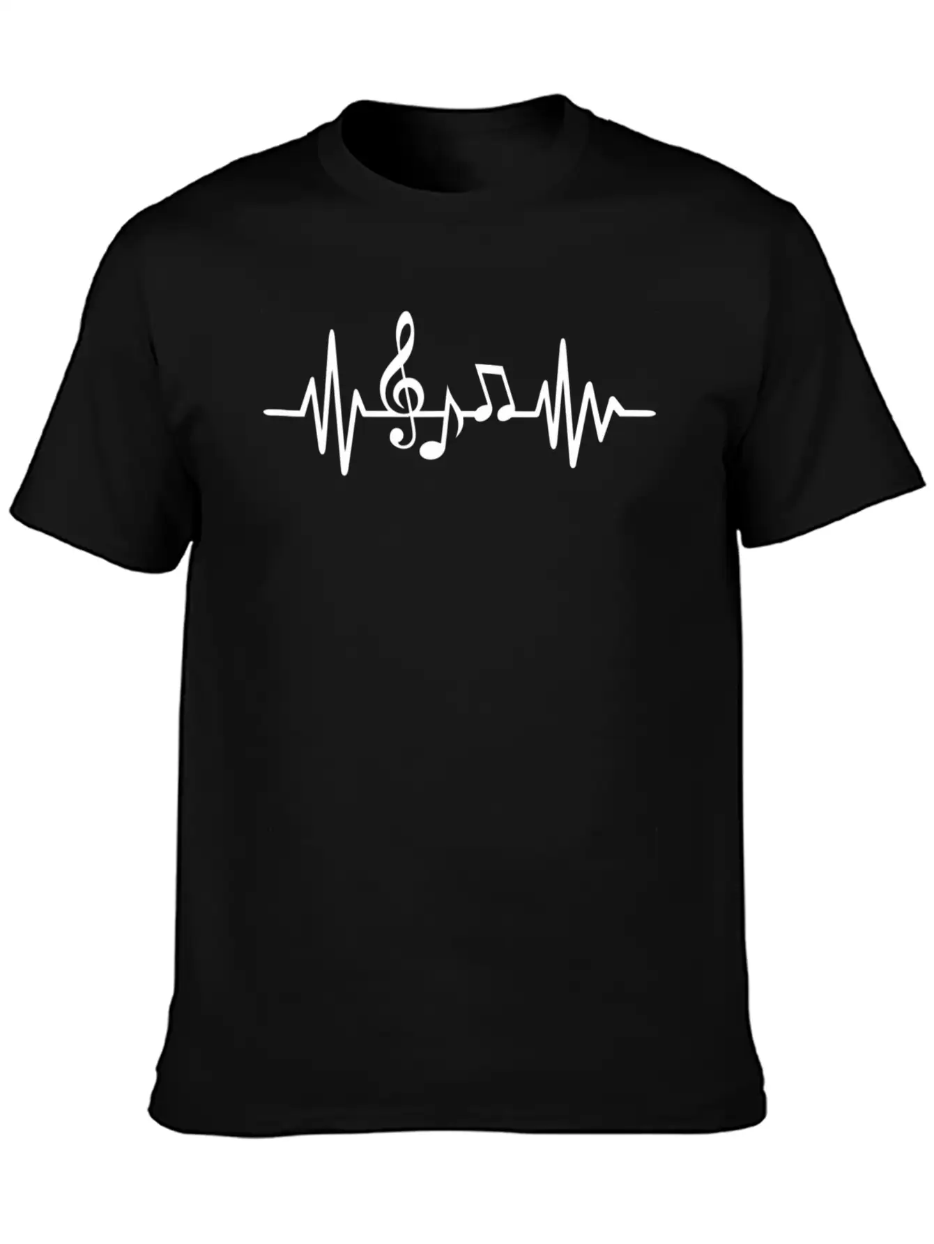 Music Frequency Essential Cotton Tee For Daily Outfits – Unisex Style