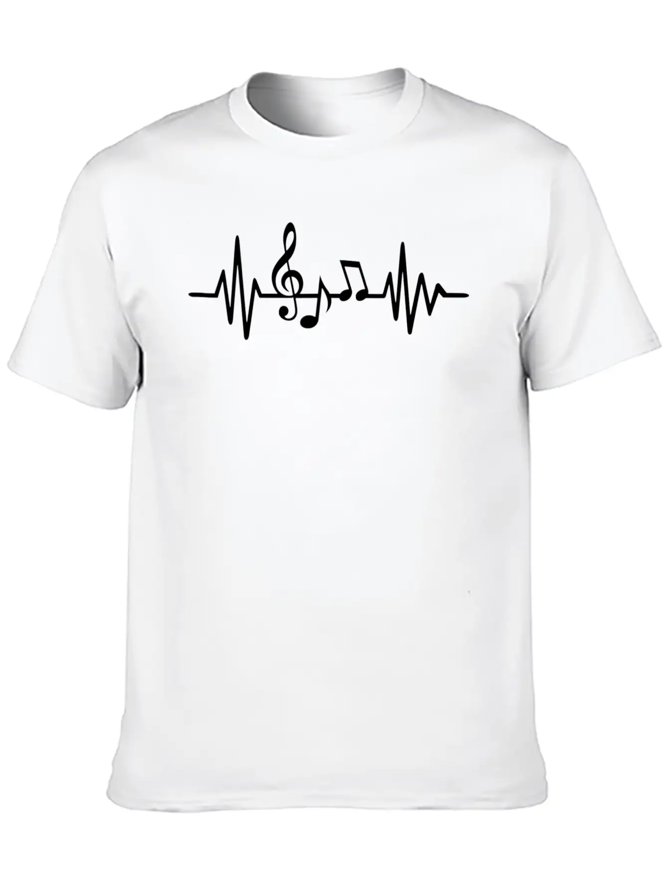 Music Frequency Essential Cotton Tee For Daily Outfits – Unisex Style