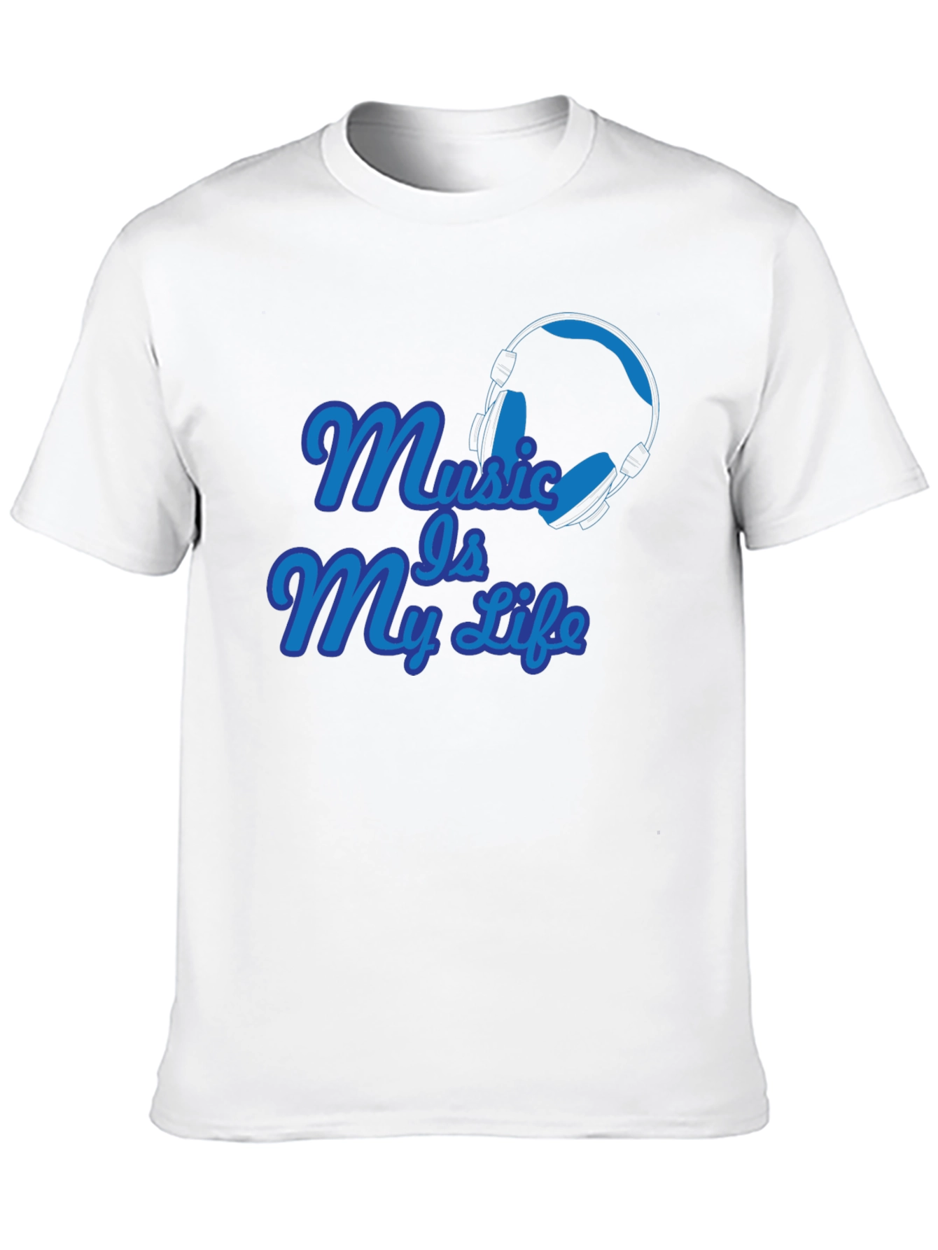 Music Is My Life Black T-Shirt