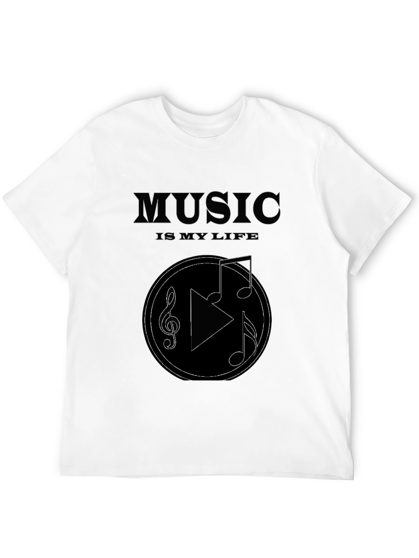 Music Is My Life Graphic T-Shirt