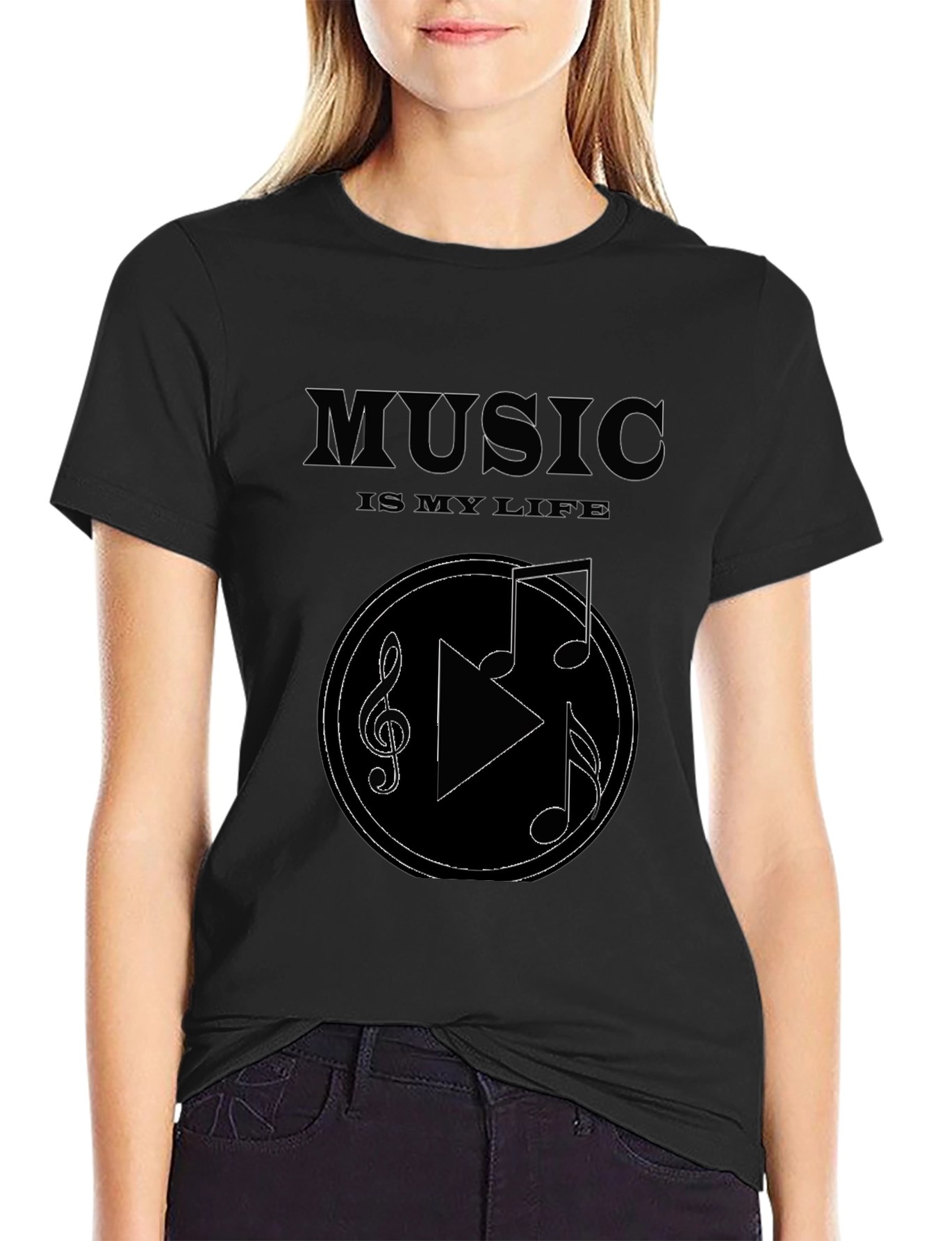 Music Is My Life Graphic T-Shirt