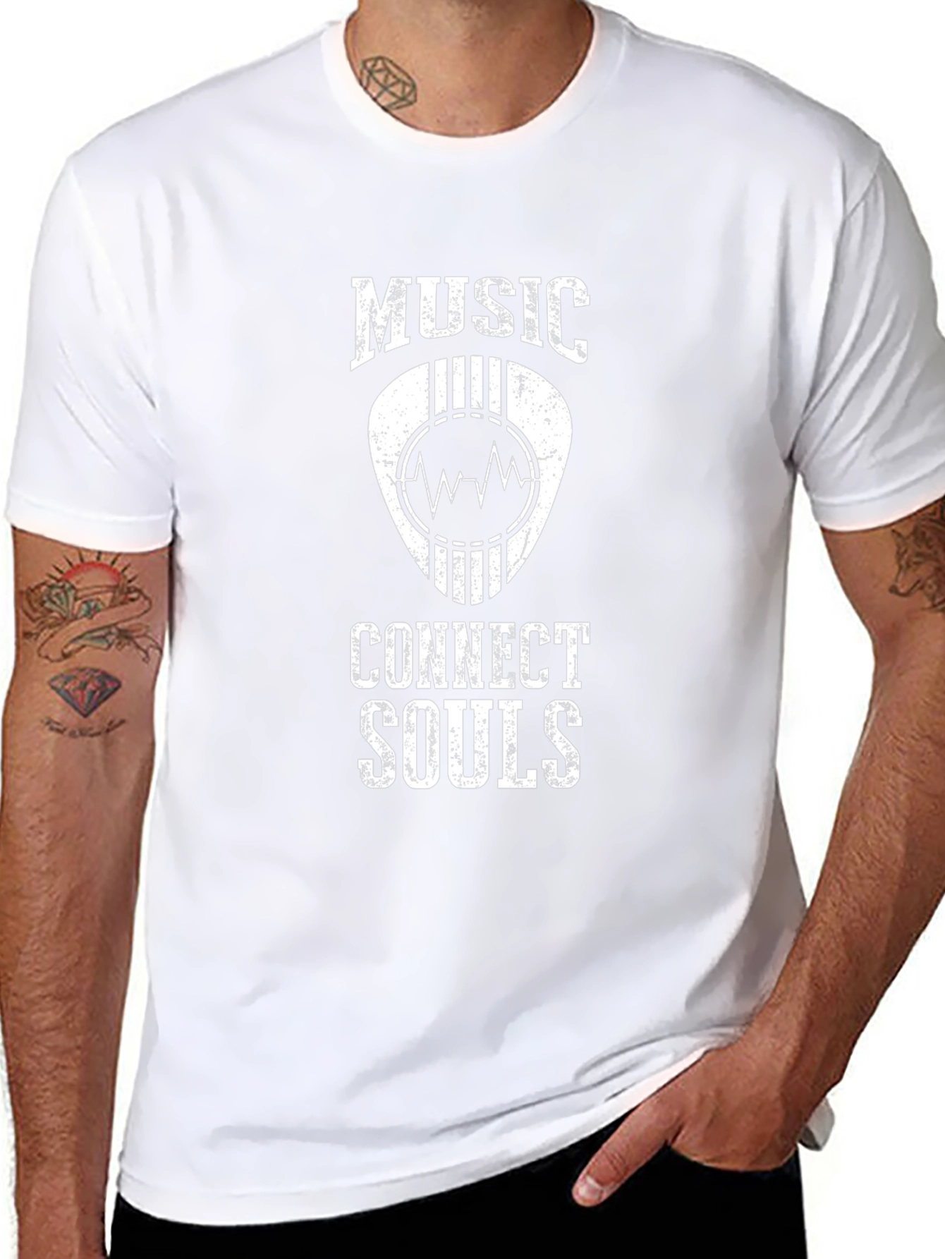 Music Connects Souls Graphic T-Shirt