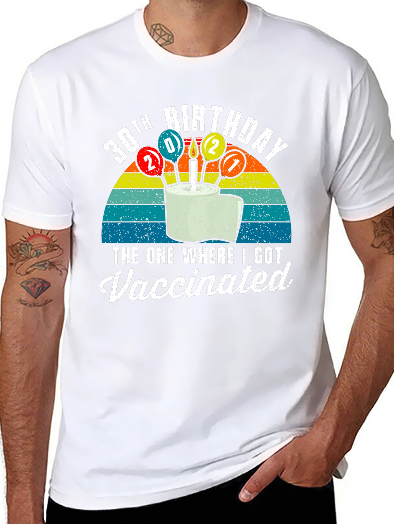 30th Birthday Vaccinated T-Shirt