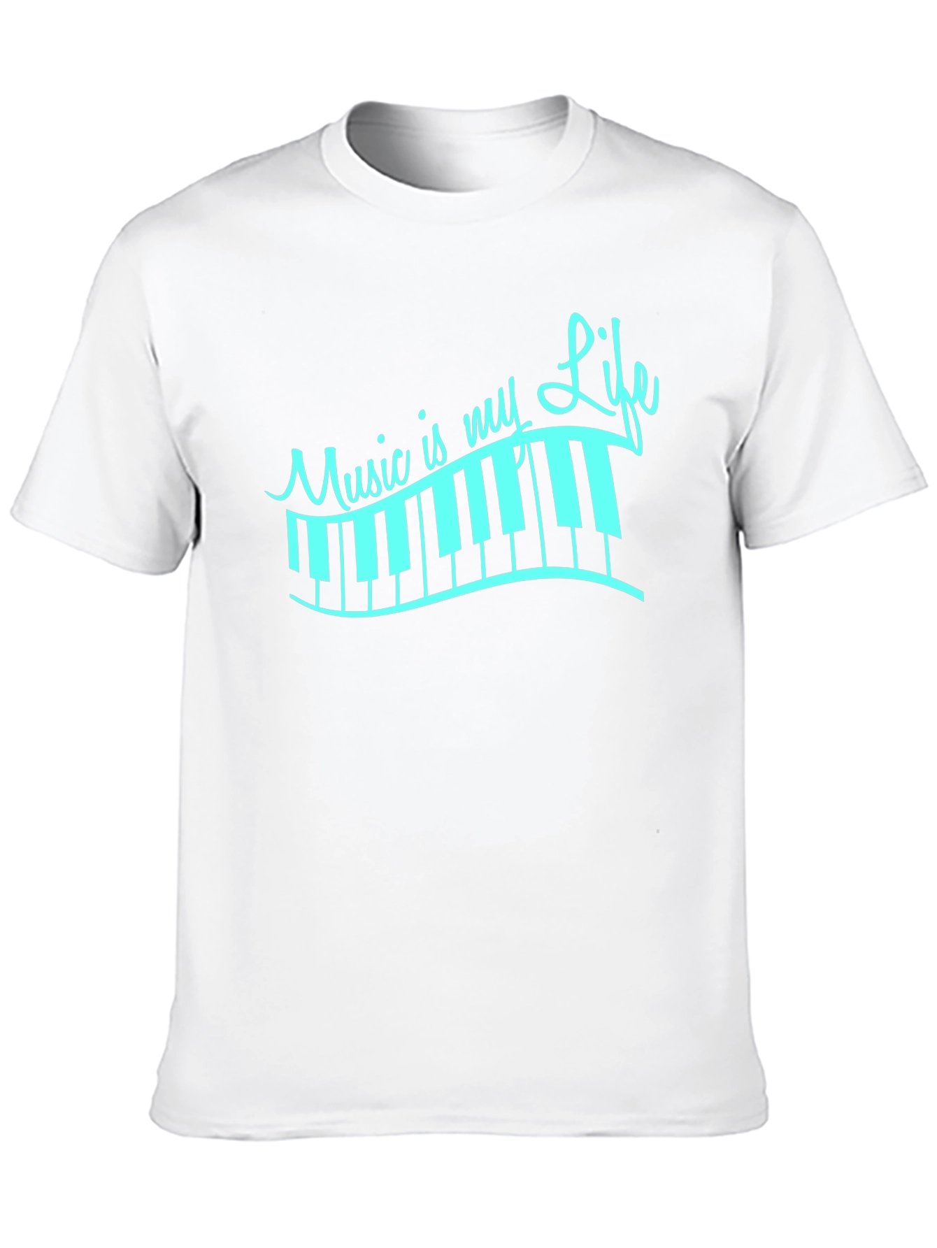 Music Is My Life Piano Keys T-Shirt