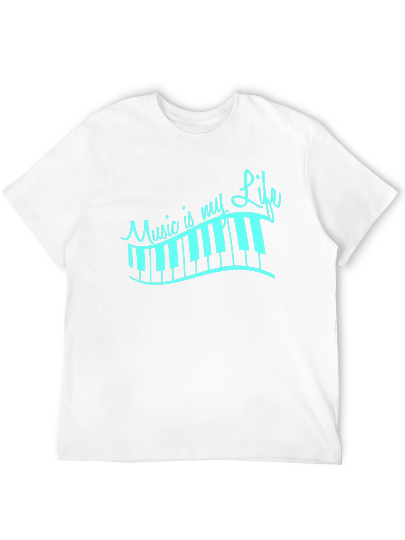 Music Is My Life Piano Keys T-Shirt
