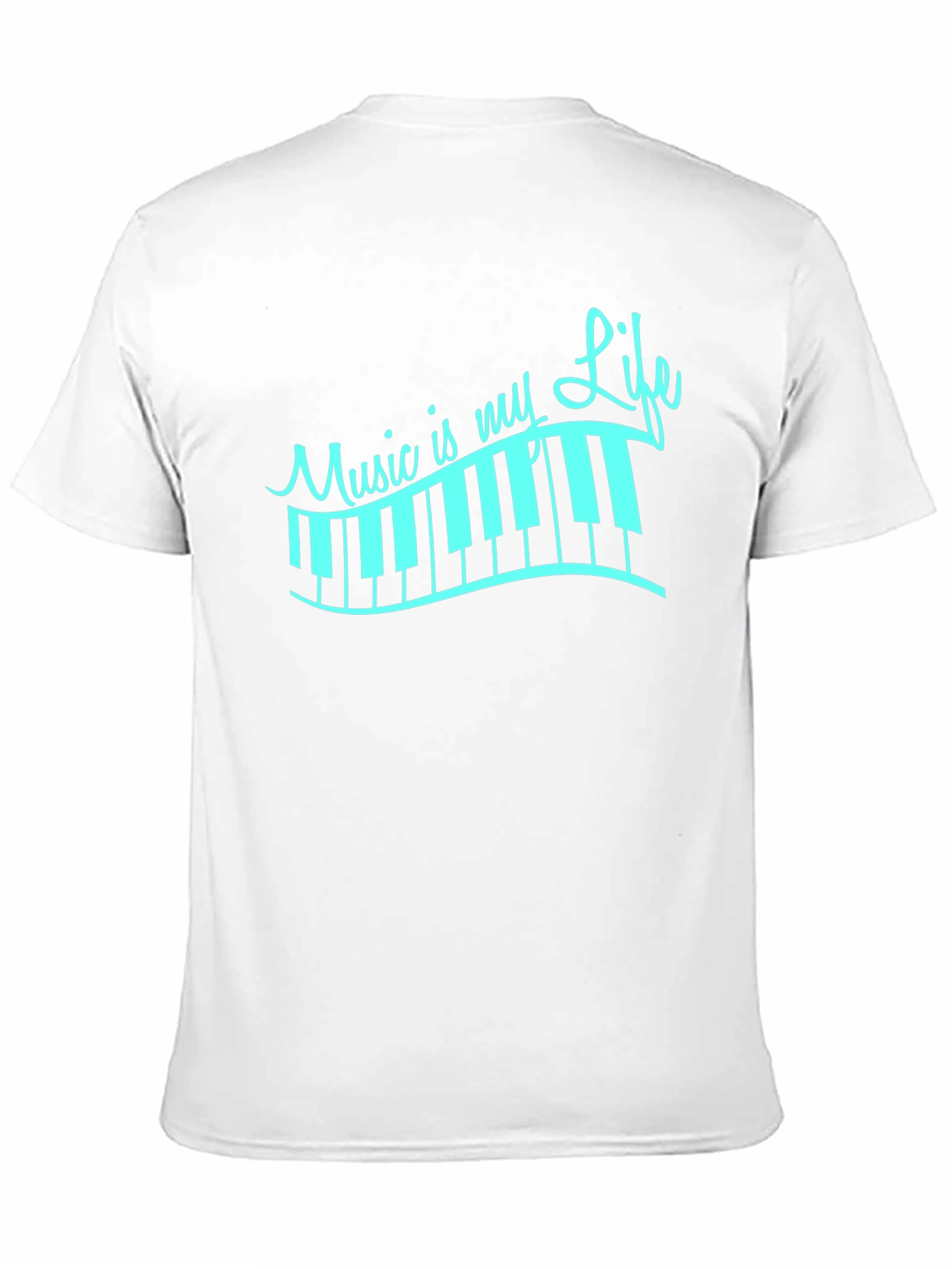 Music Is My Life Piano Keys T-Shirt