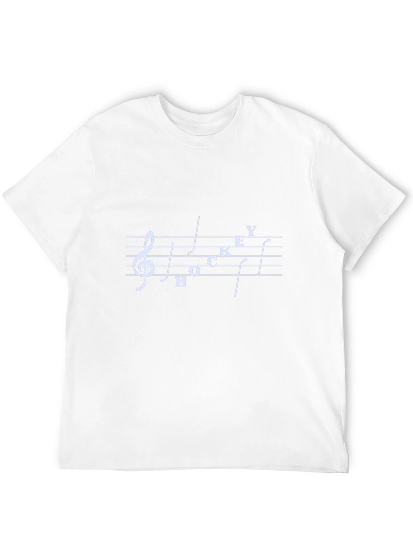 Music Hockey T-Shirt Sport Fan Tee