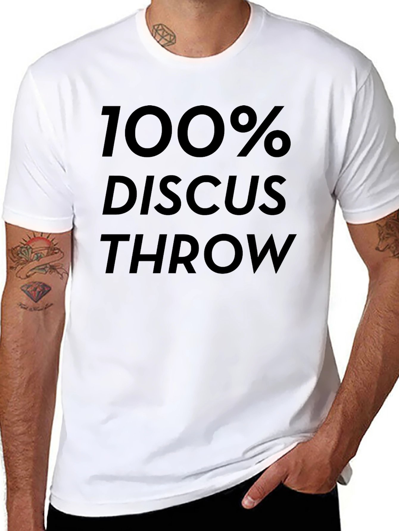 100% Discus Throw T-Shirt