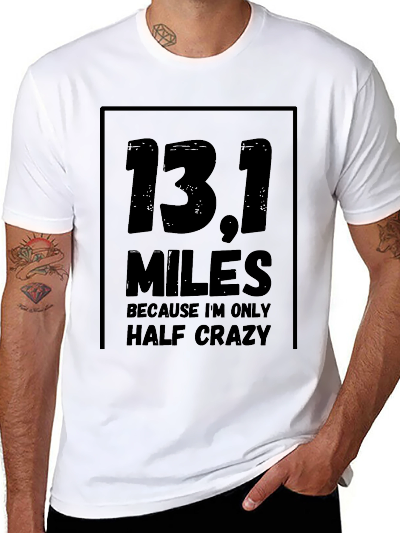 13.1 Half Crazy Marathon T-Shirt