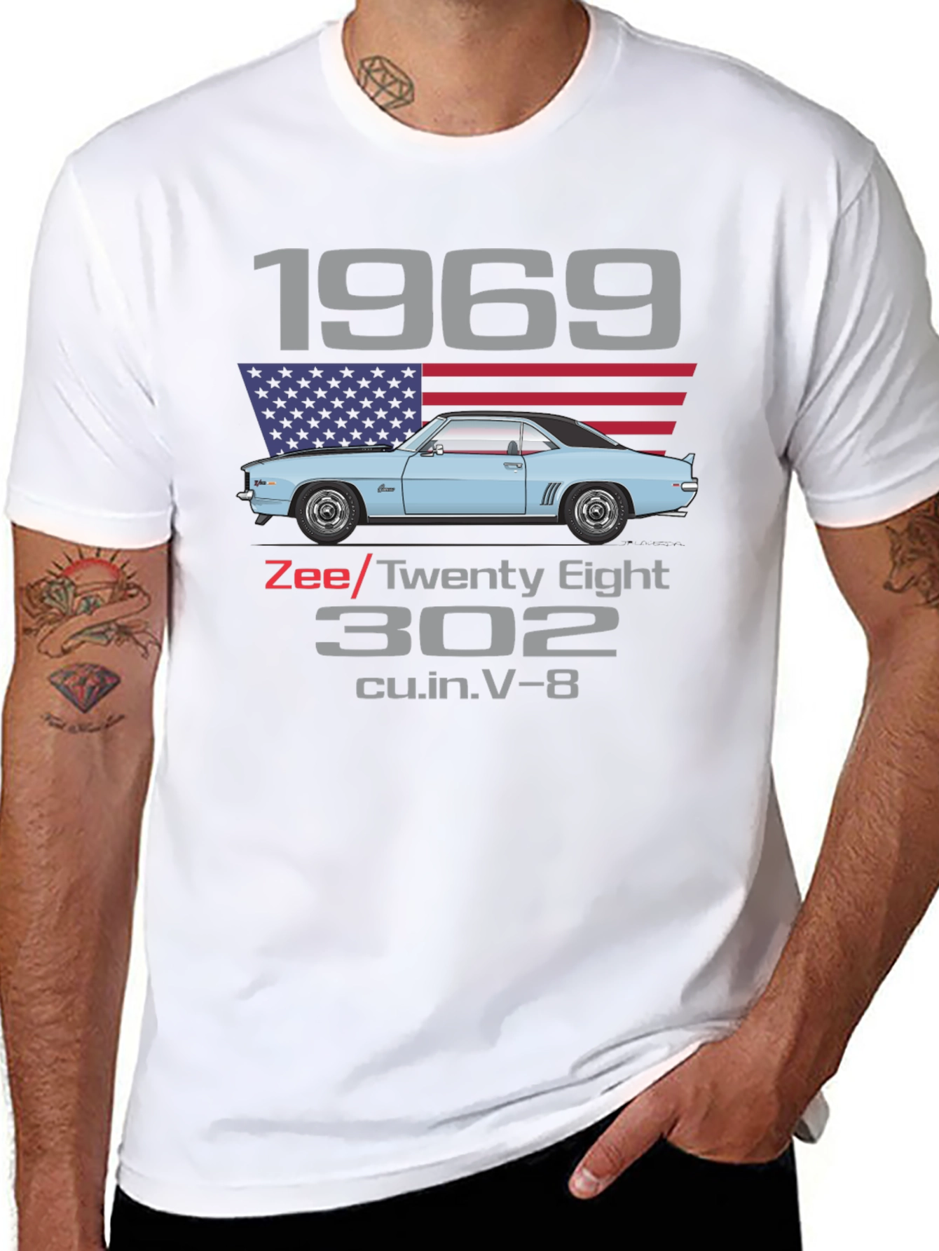 1969 Z/28 Camaro Tribute T-Shirt - Classic Car Tee