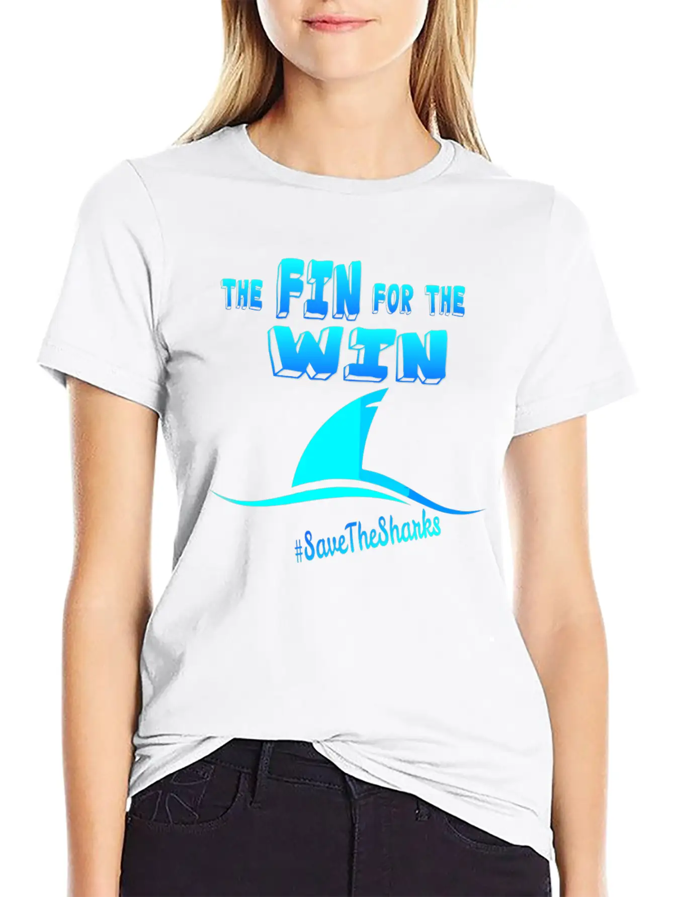 "The Fin For The Win" Essential Cotton Tee For Daily Outfits – Unisex Style