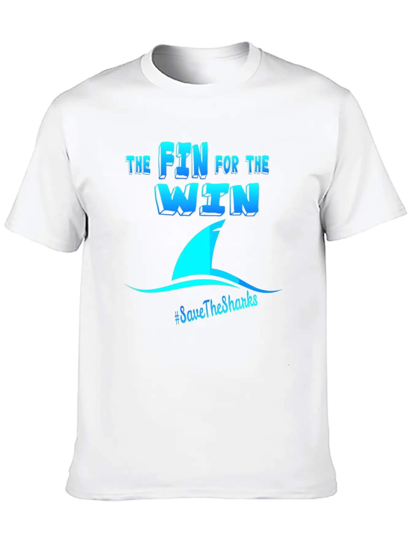 "The Fin For The Win" Essential Cotton Tee For Daily Outfits – Unisex Style