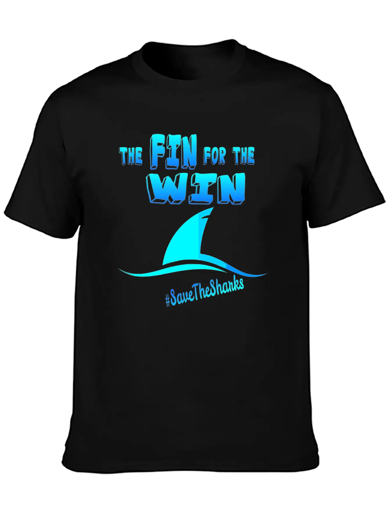 "The Fin For The Win" Essential Cotton Tee For Daily Outfits – Unisex Style