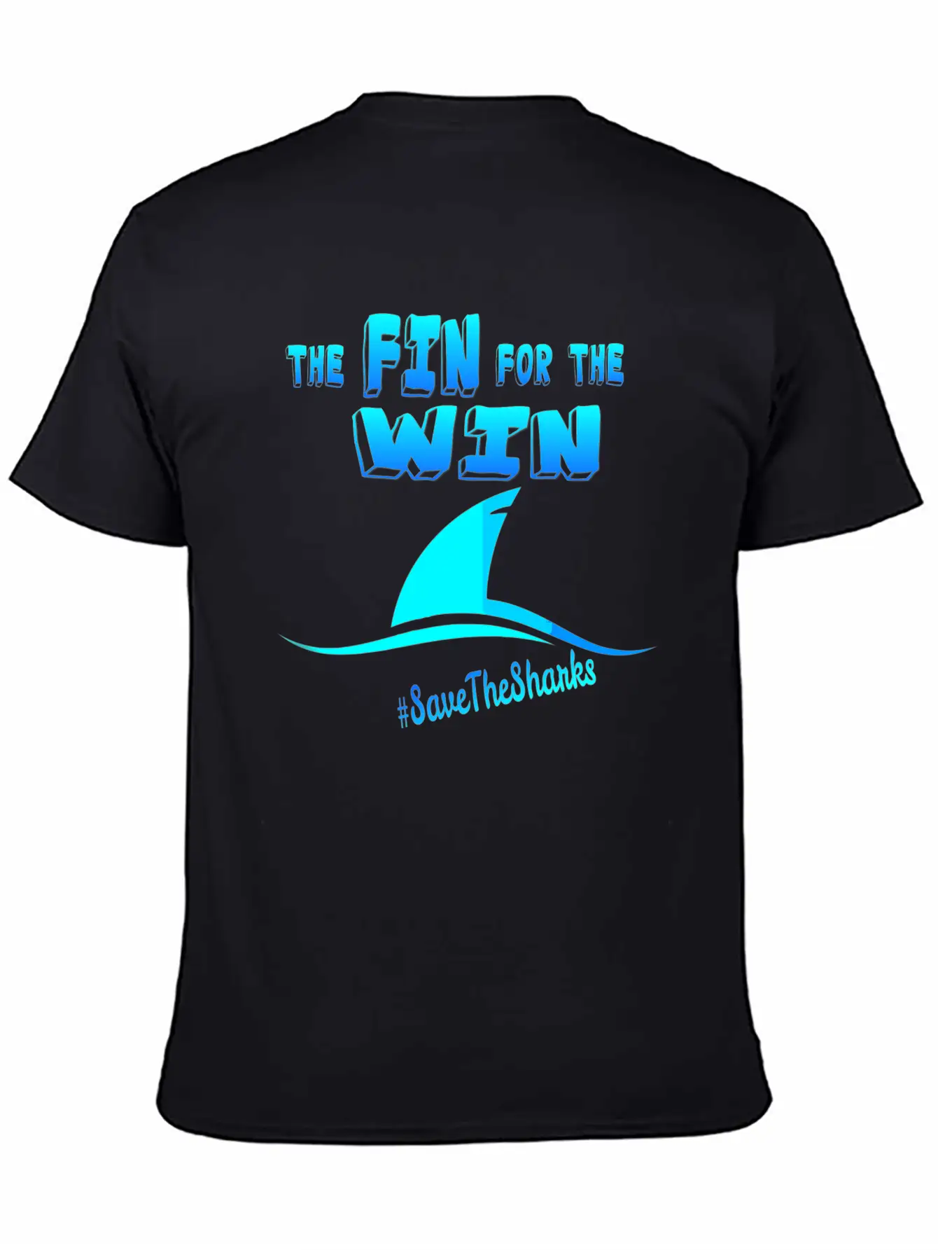 "The Fin For The Win" Essential Cotton Tee For Daily Outfits – Unisex Style