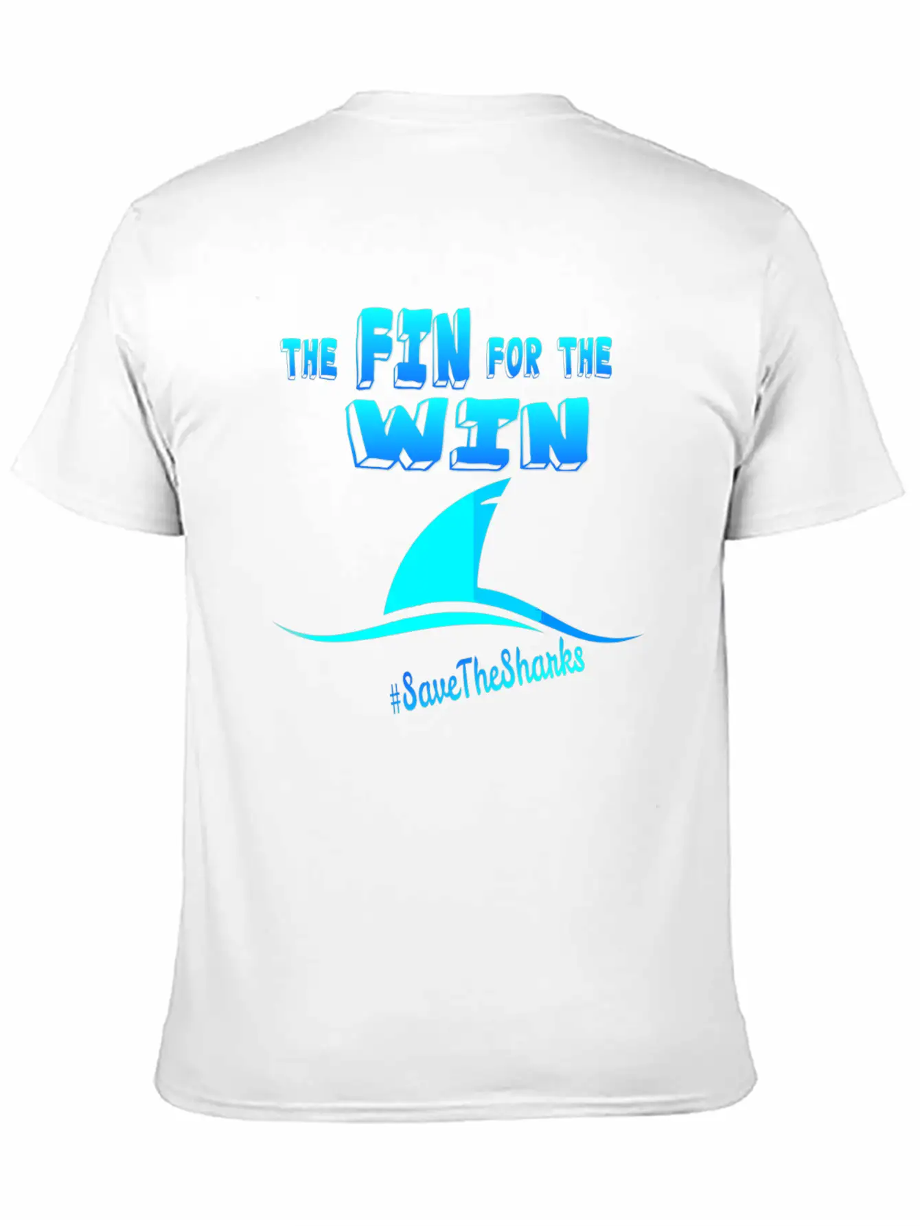 "The Fin For The Win" Essential Cotton Tee For Daily Outfits – Unisex Style