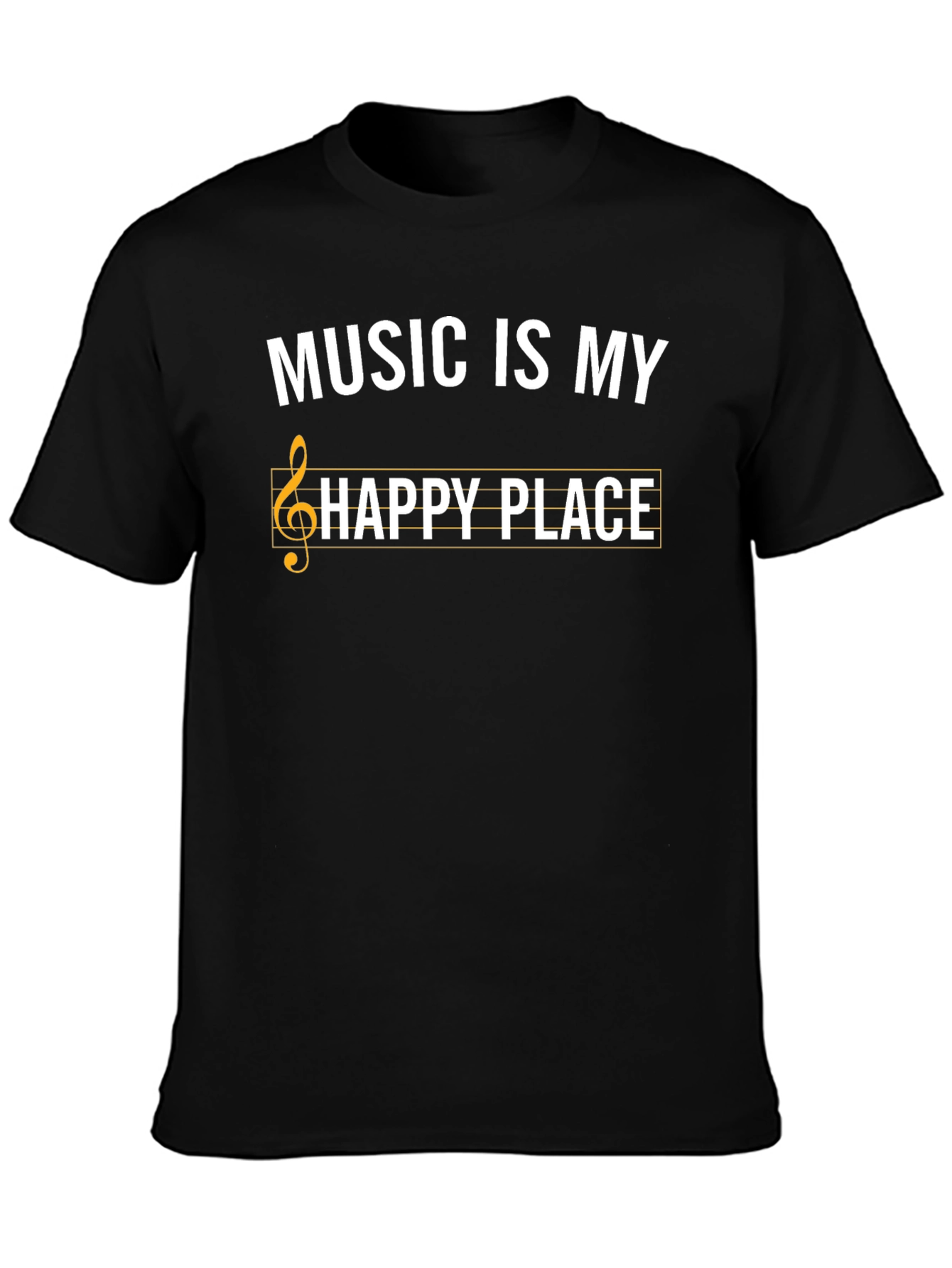 Music is My Happy Place Graphic Tee