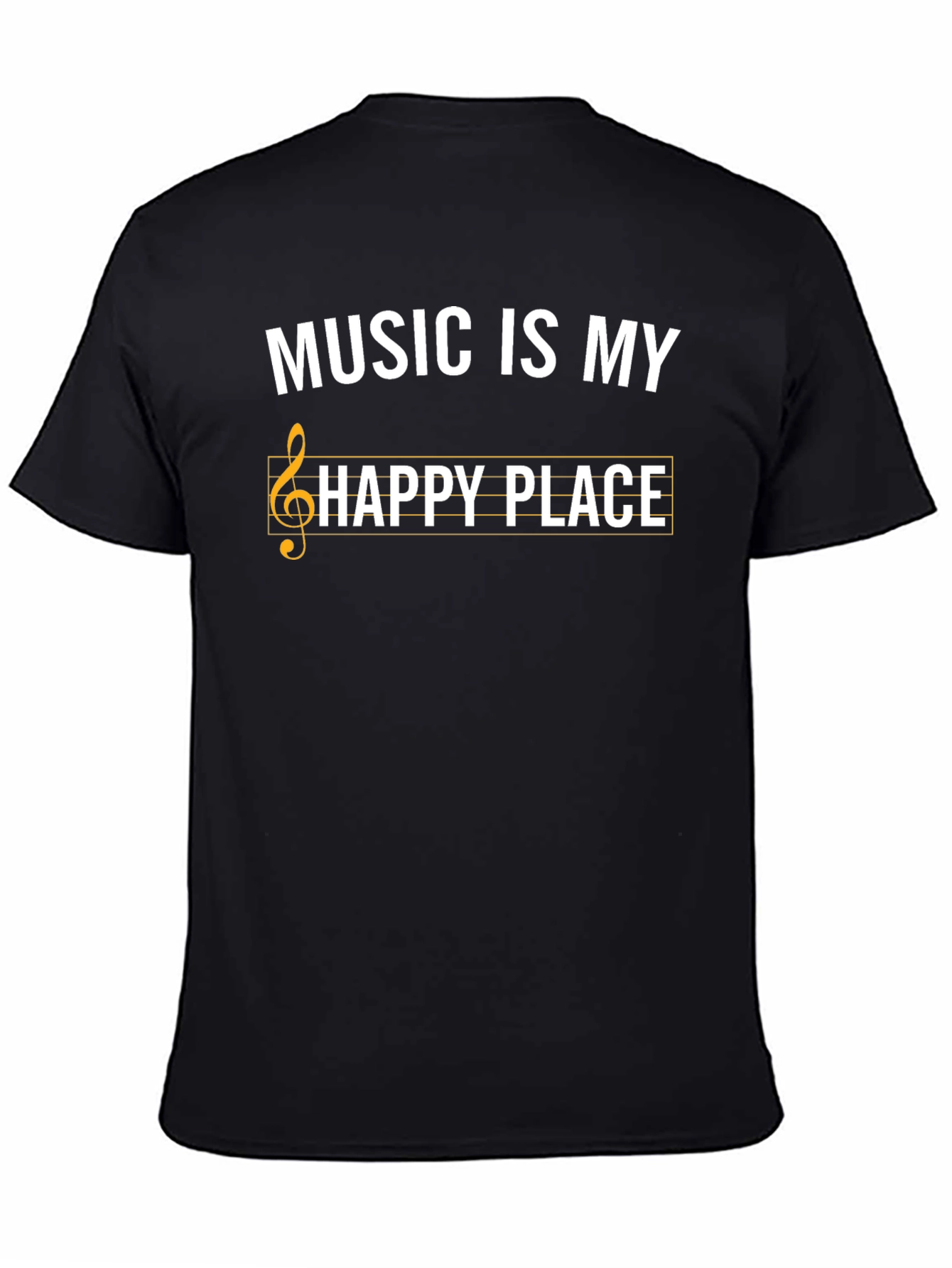 Music is My Happy Place Graphic Tee