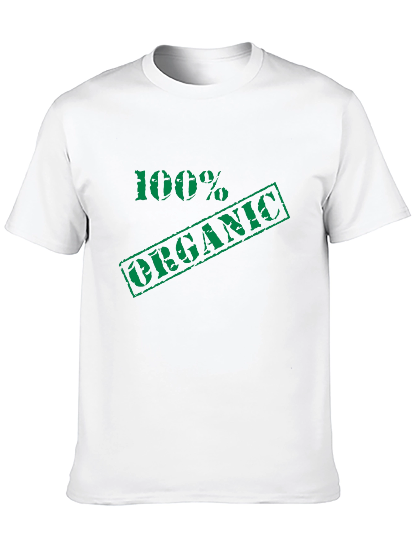 100% Organic Graphic Tee - Black Cotton T-Shirt