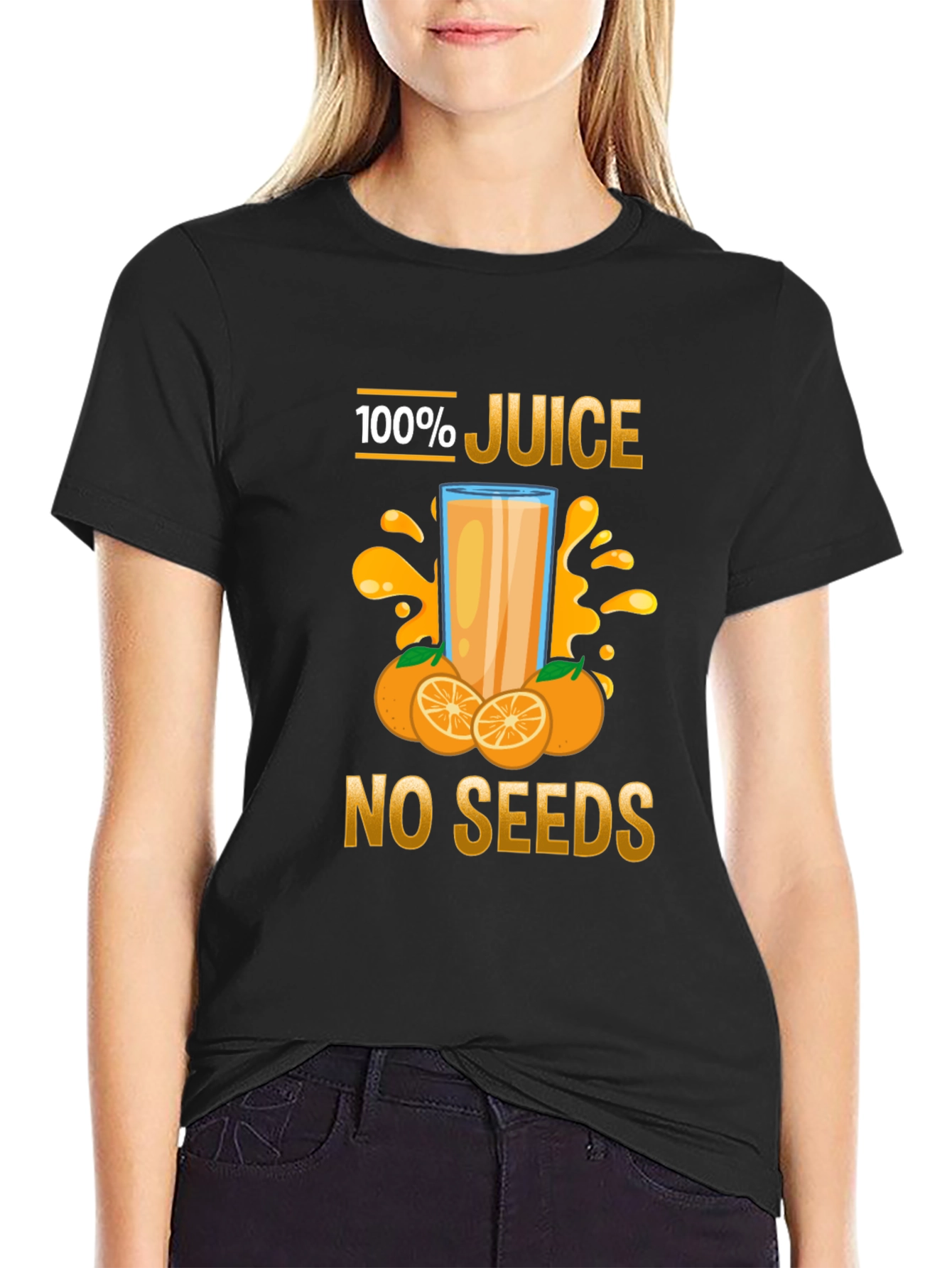 100% Juice No Seeds Graphic Tee