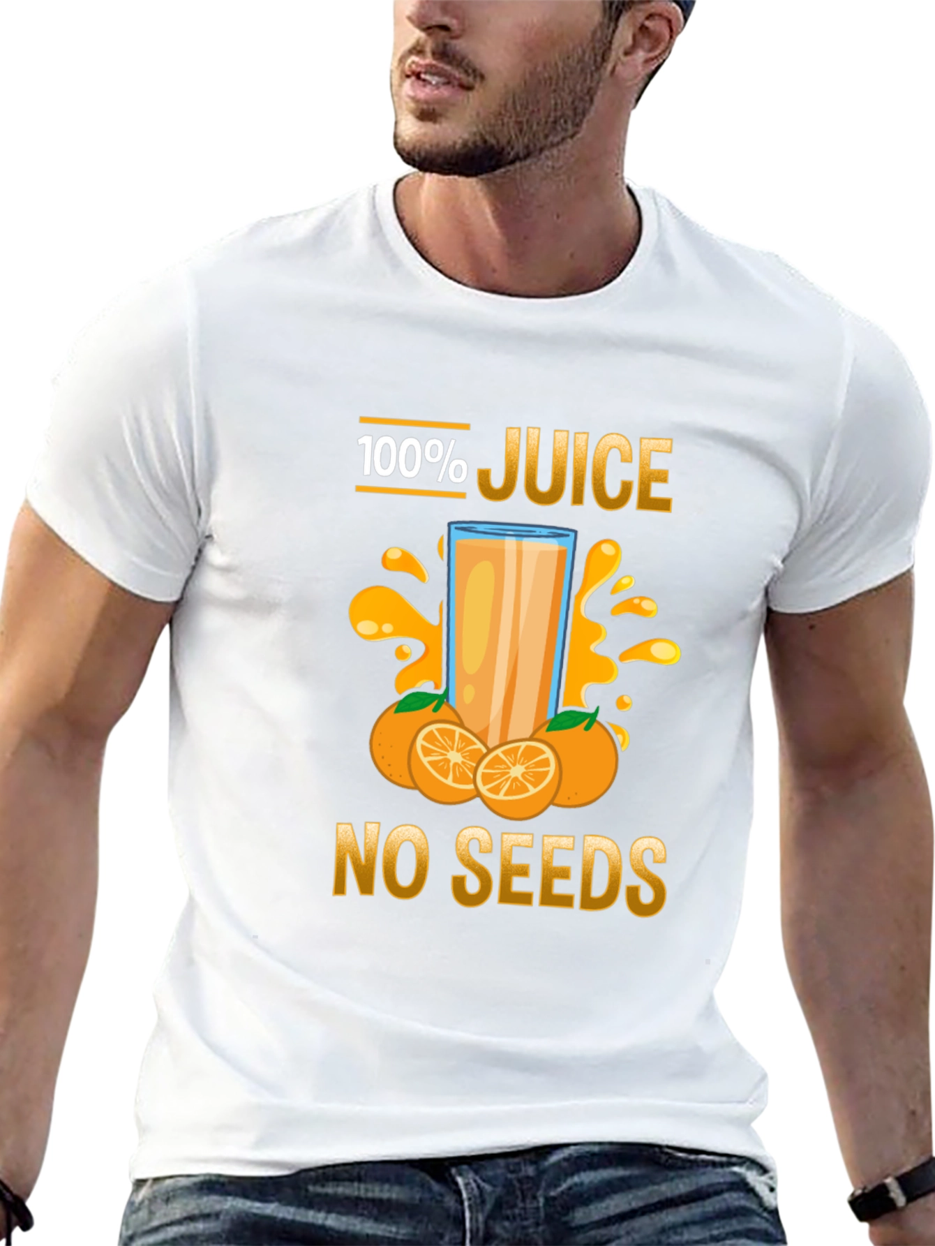 100% Juice No Seeds Graphic Tee