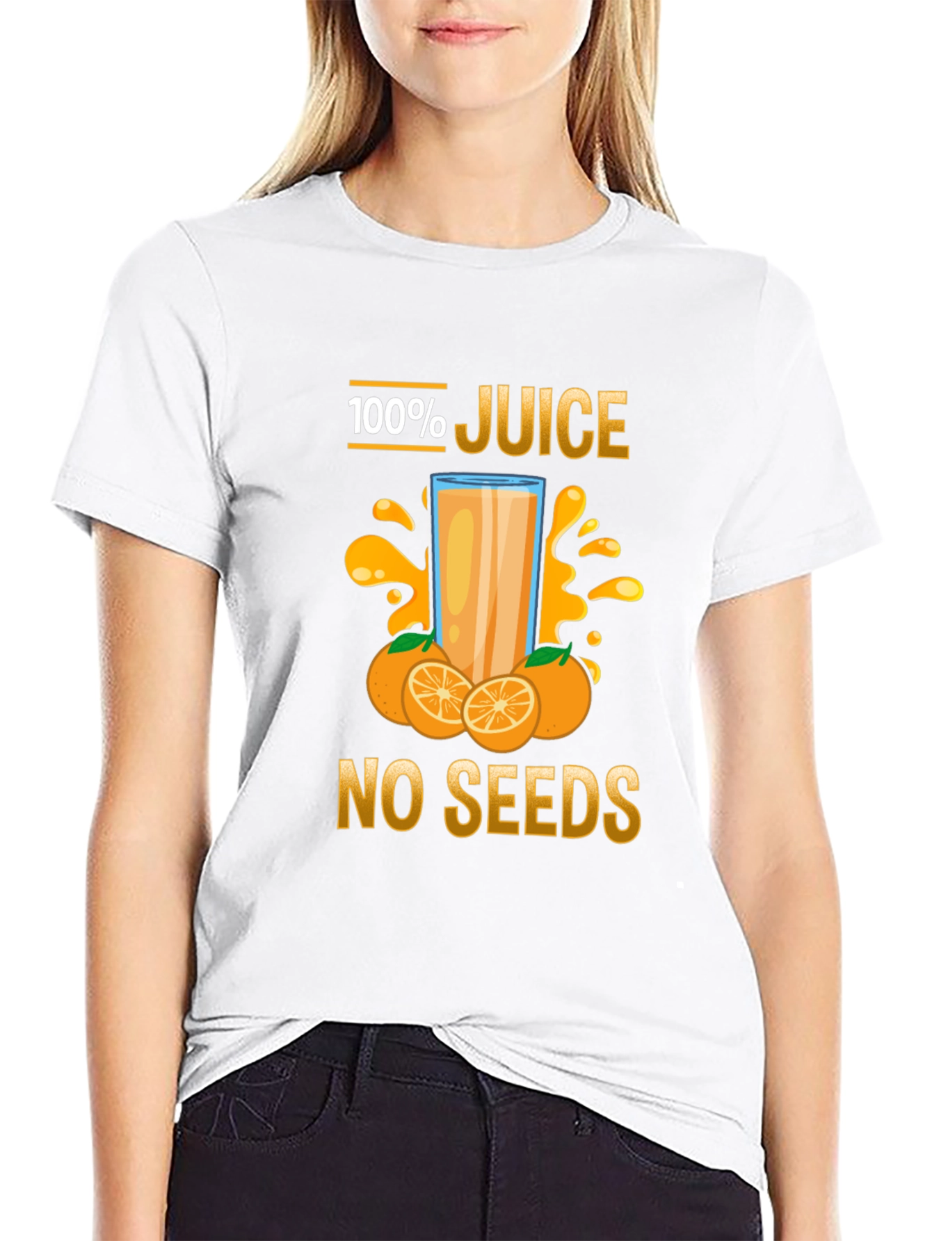 100% Juice No Seeds Graphic Tee