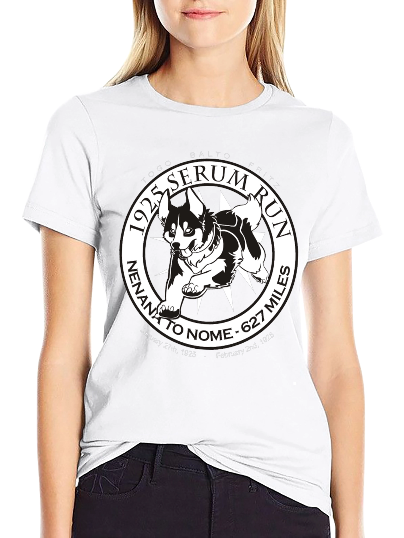 1925 Serum Run T-Shirt - Togo Balto Fritz