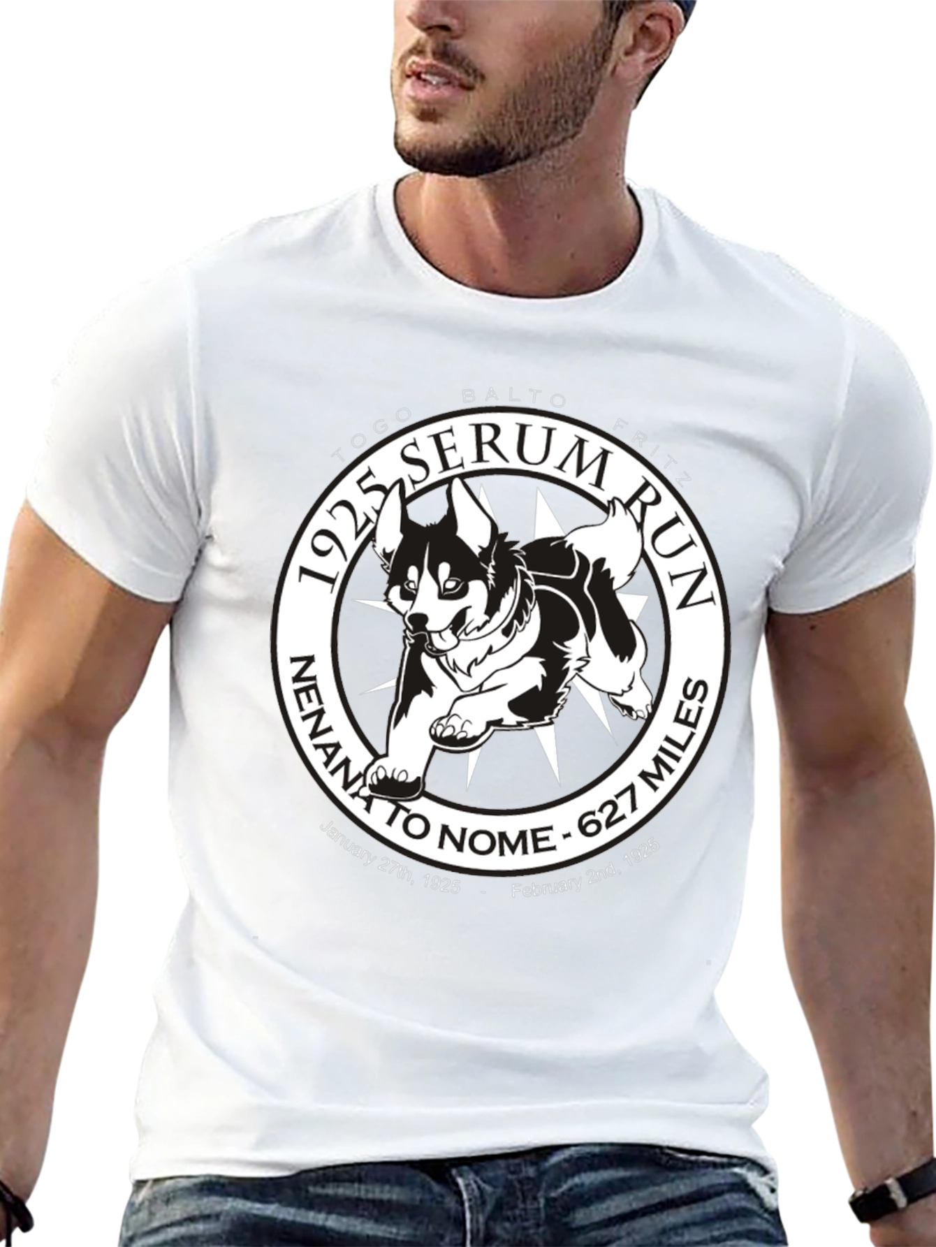 1925 Serum Run T-Shirt - Togo Balto Fritz