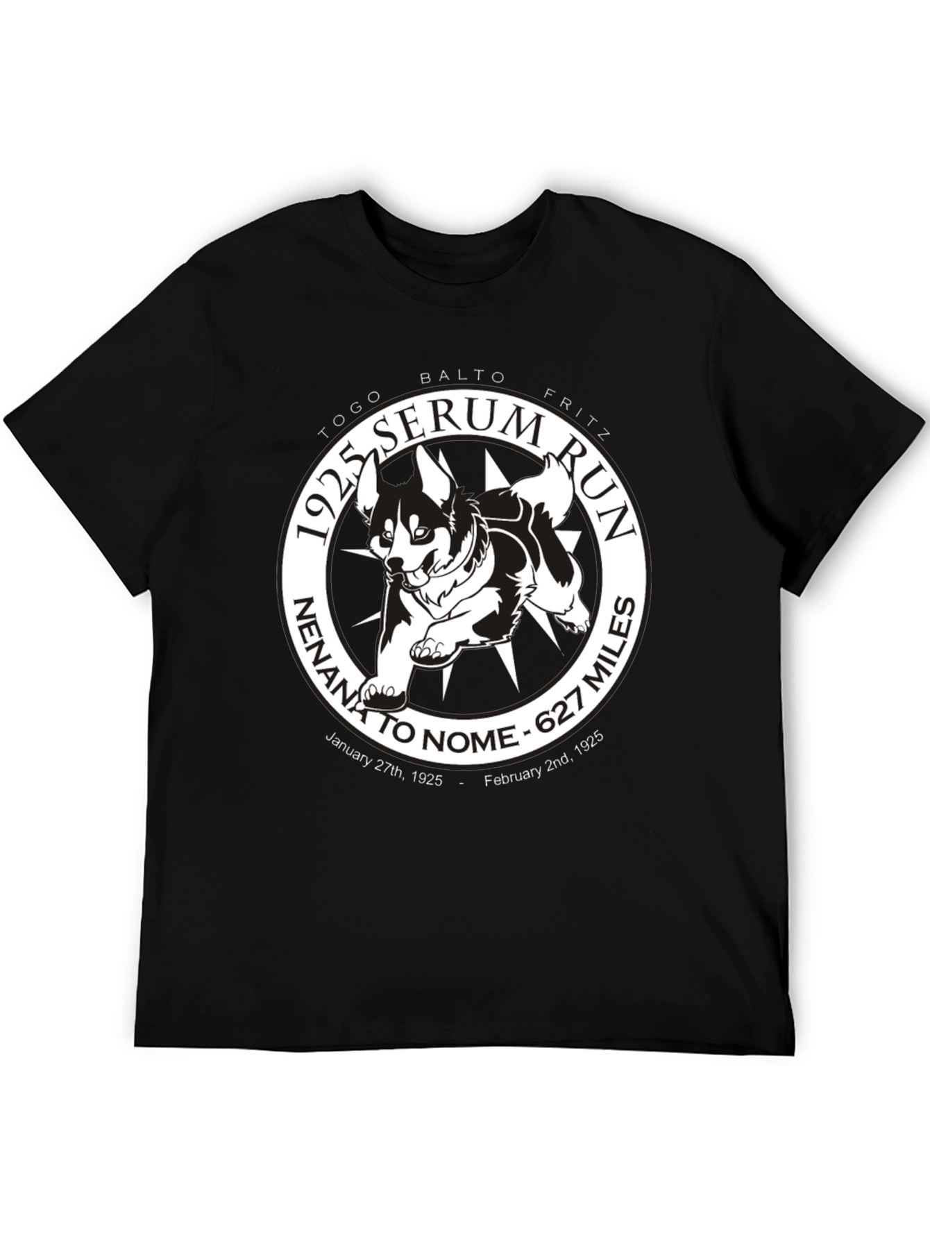 1925 Serum Run T-Shirt - Togo Balto Fritz