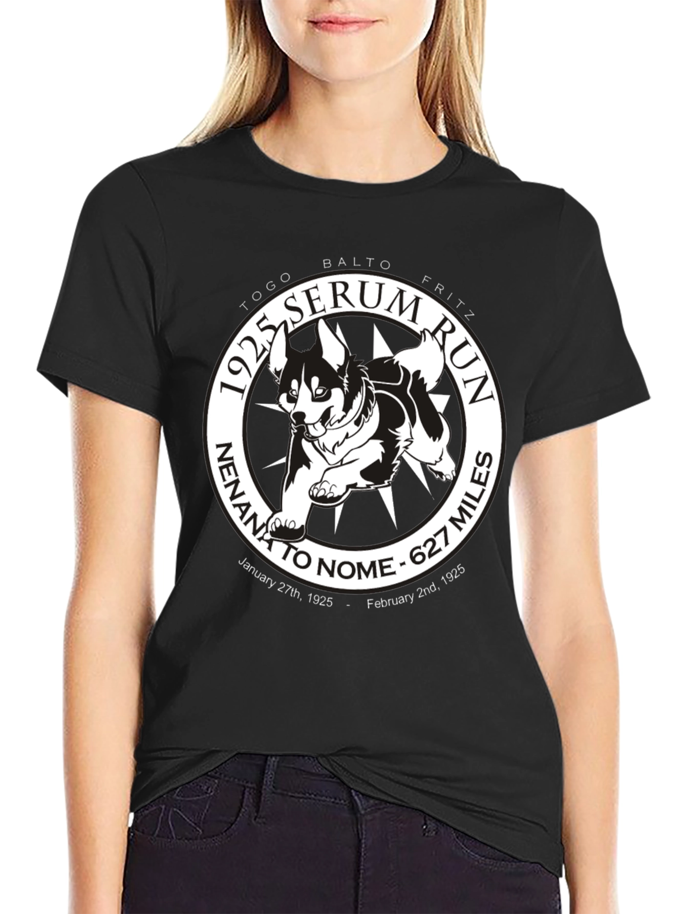 1925 Serum Run T-Shirt - Togo Balto Fritz