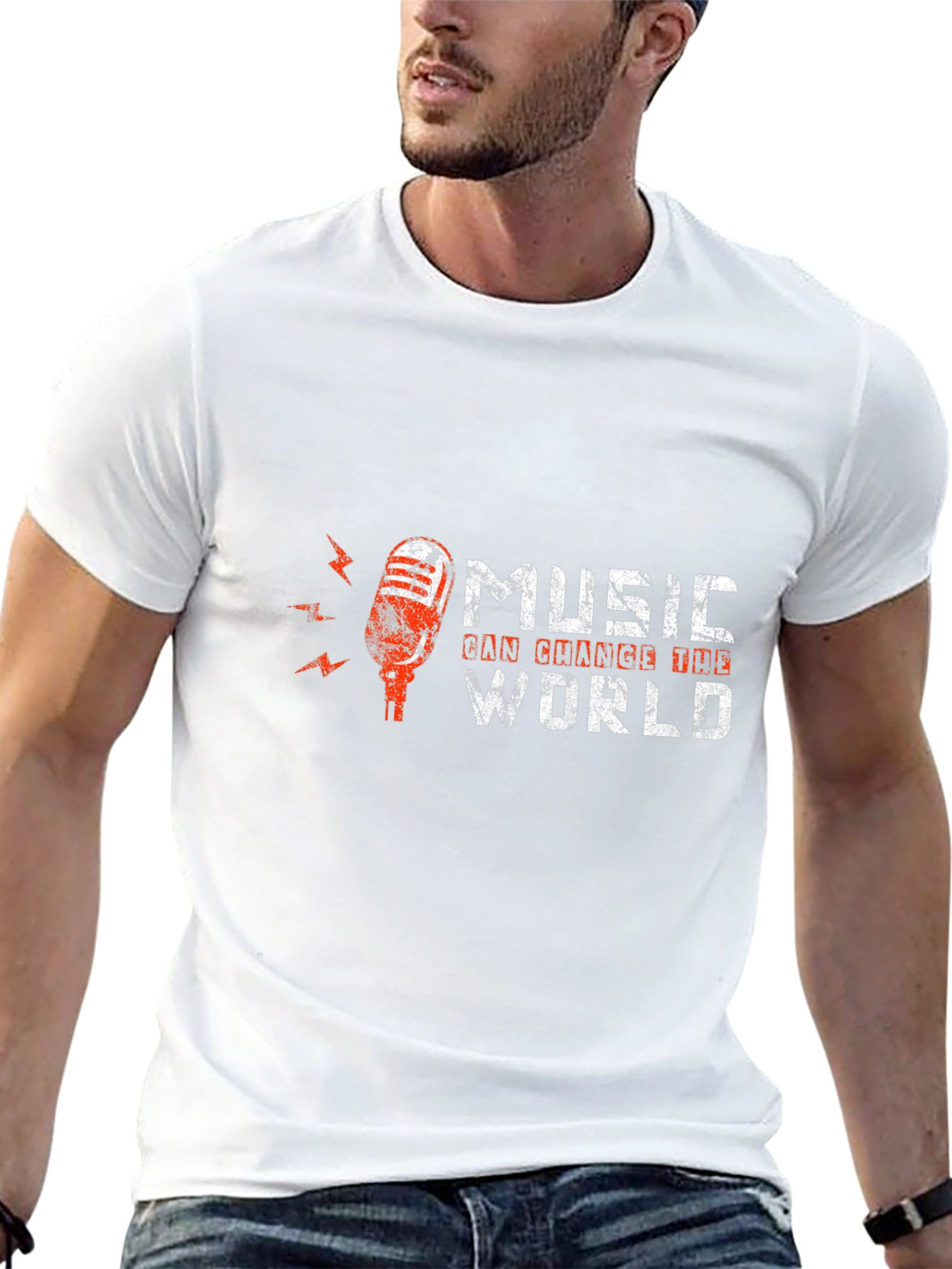 Music Can Change the World Graphic T-Shirt