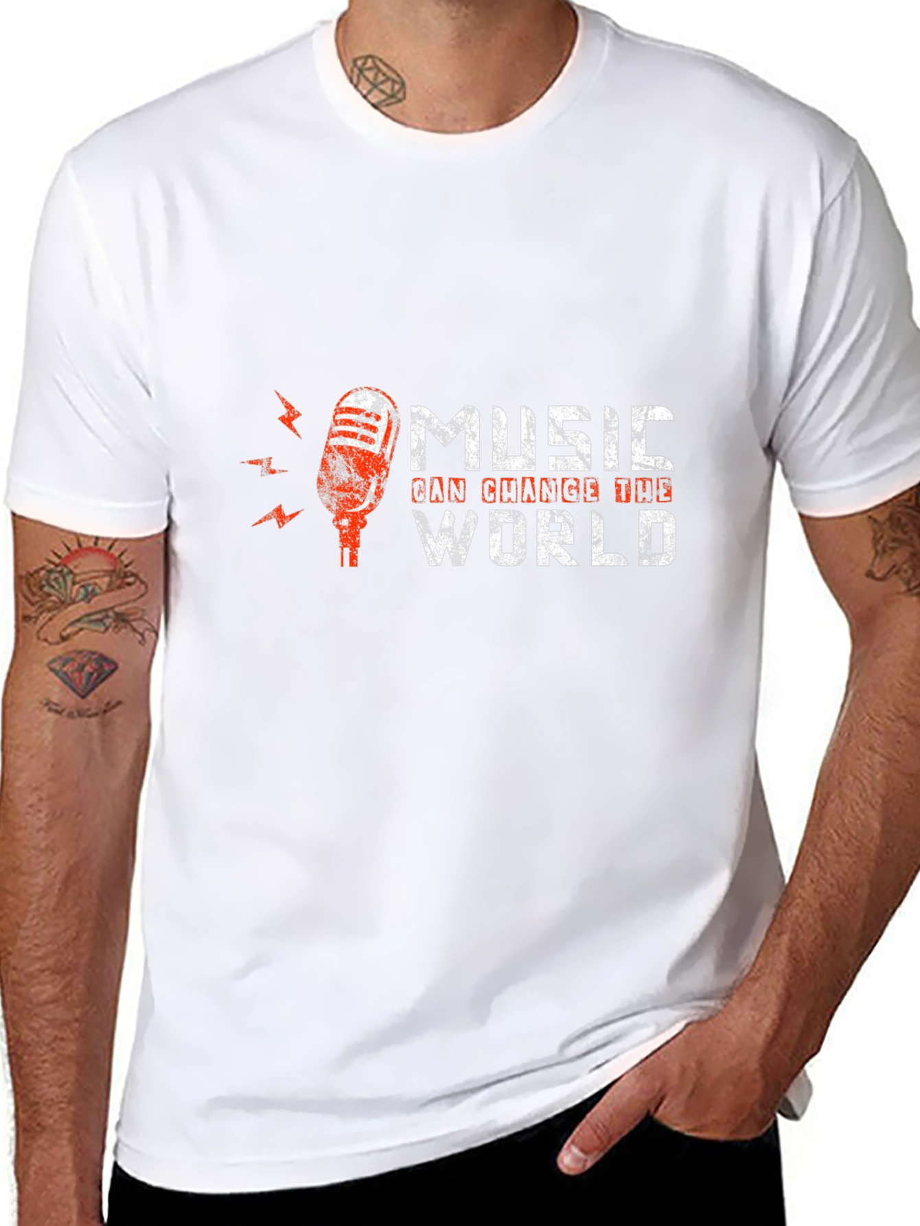 Music Can Change the World Graphic T-Shirt