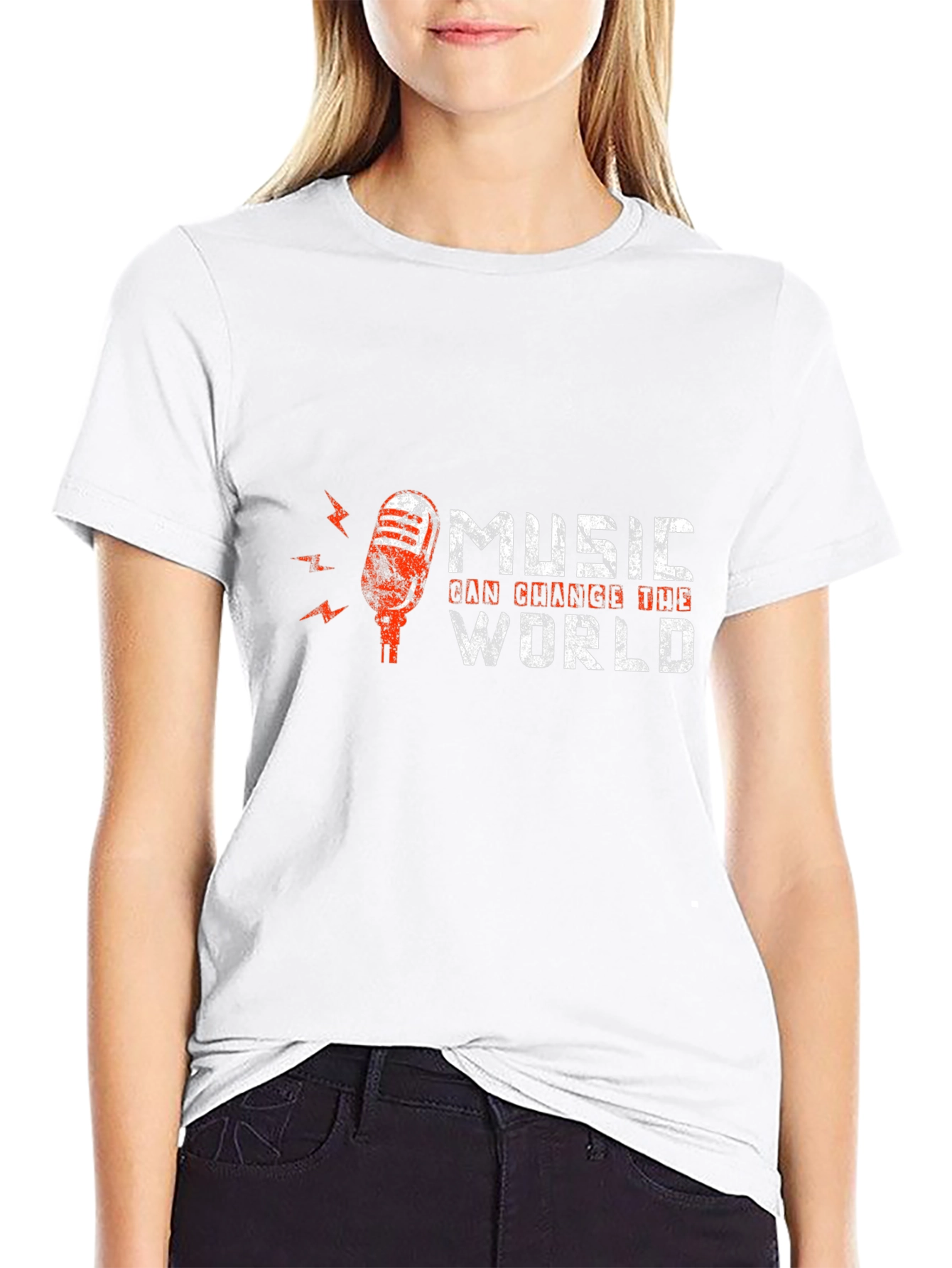 Music Can Change the World Graphic T-Shirt