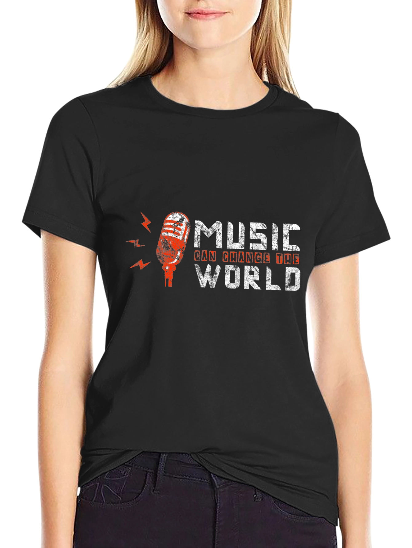 Music Can Change the World Graphic T-Shirt