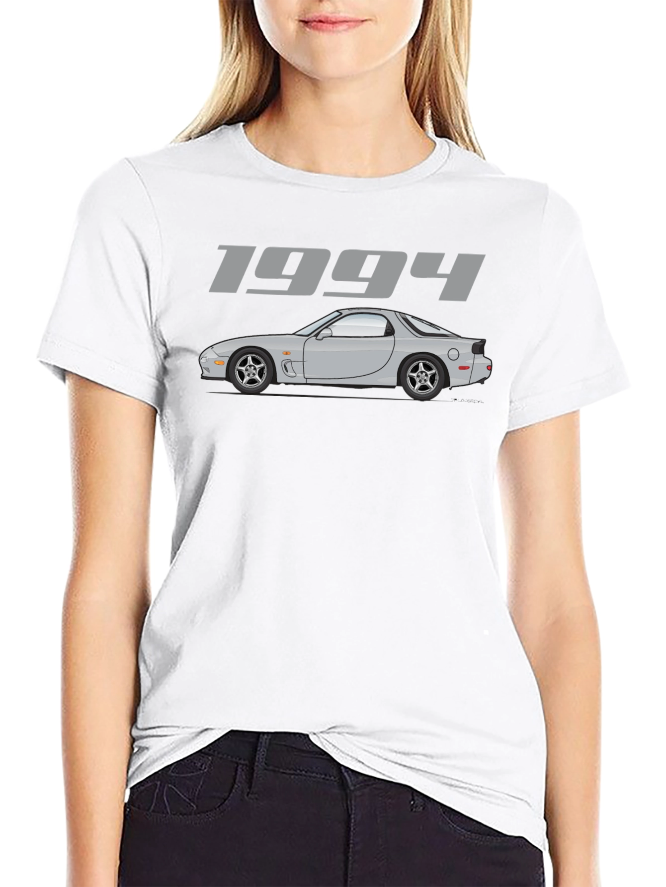 1994 Car Graphic T-Shirt - Black