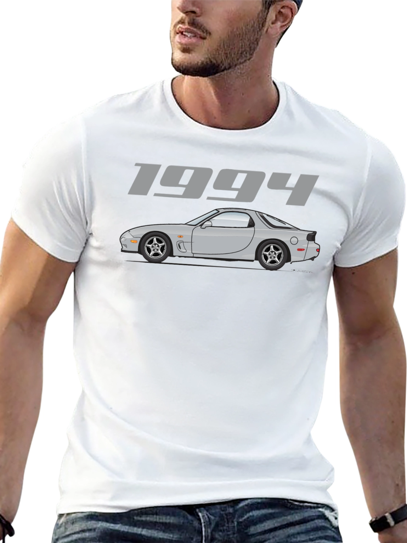 1994 Car Graphic T-Shirt - Black