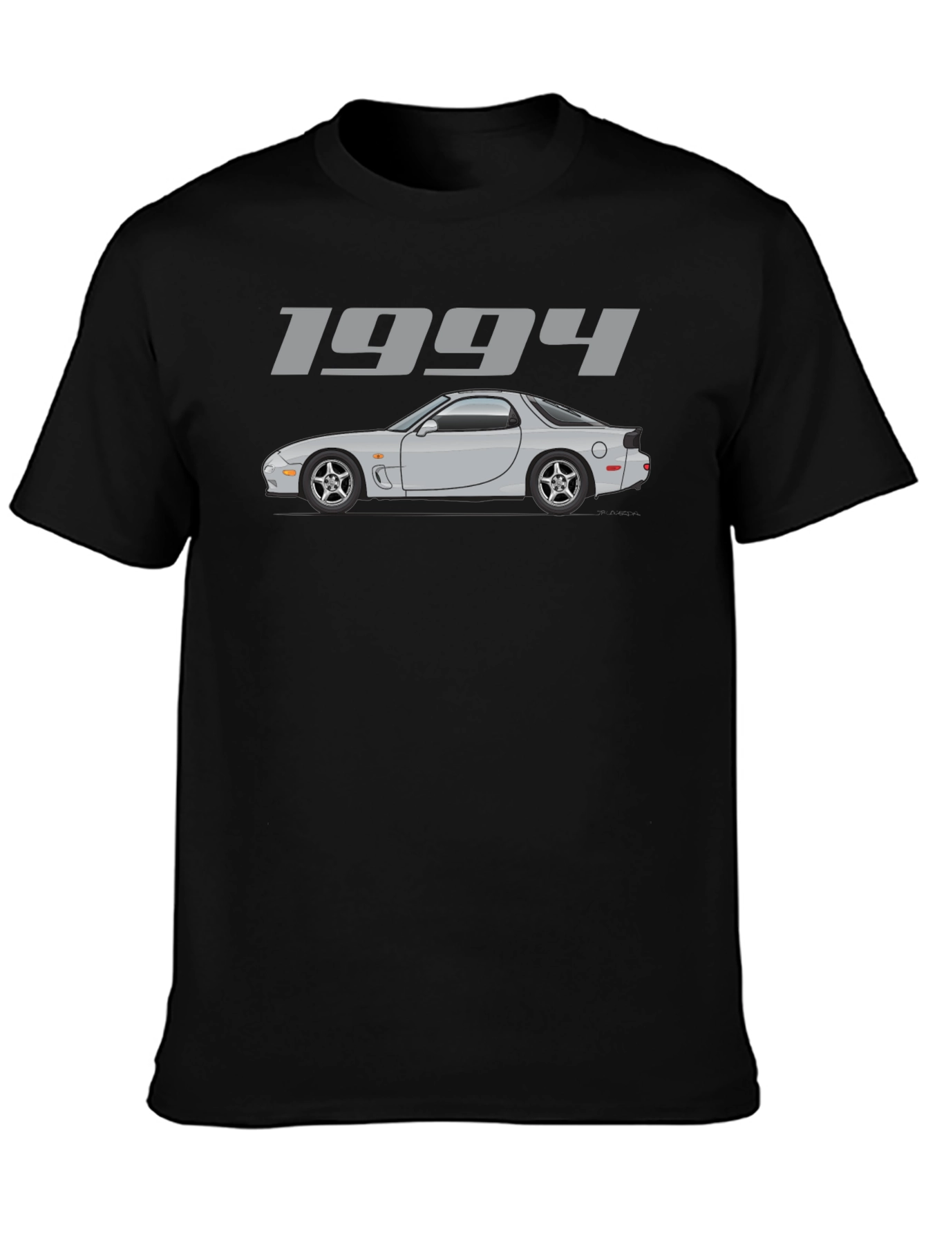 1994 Car Graphic T-Shirt - Black