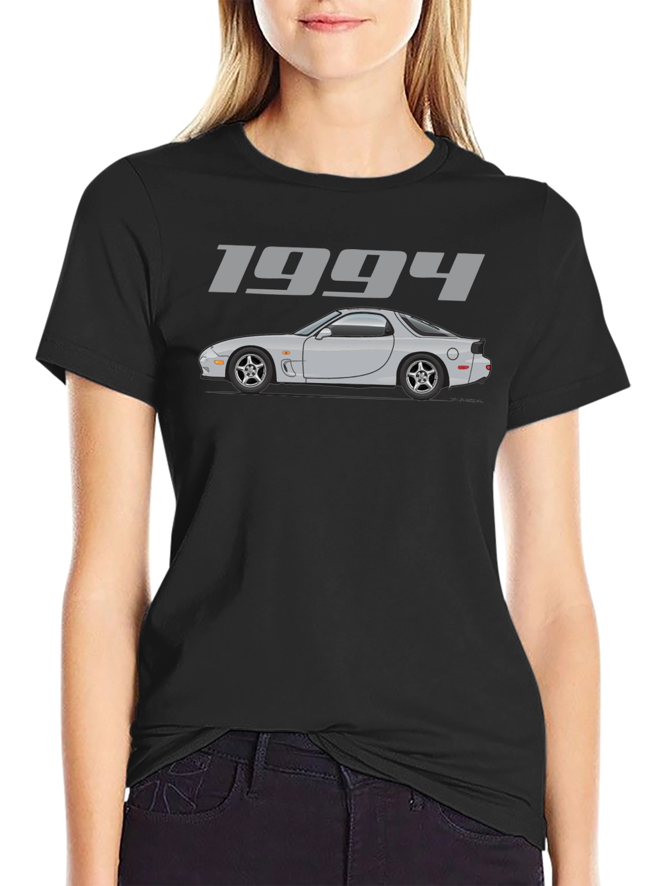 1994 Car Graphic T-Shirt - Black