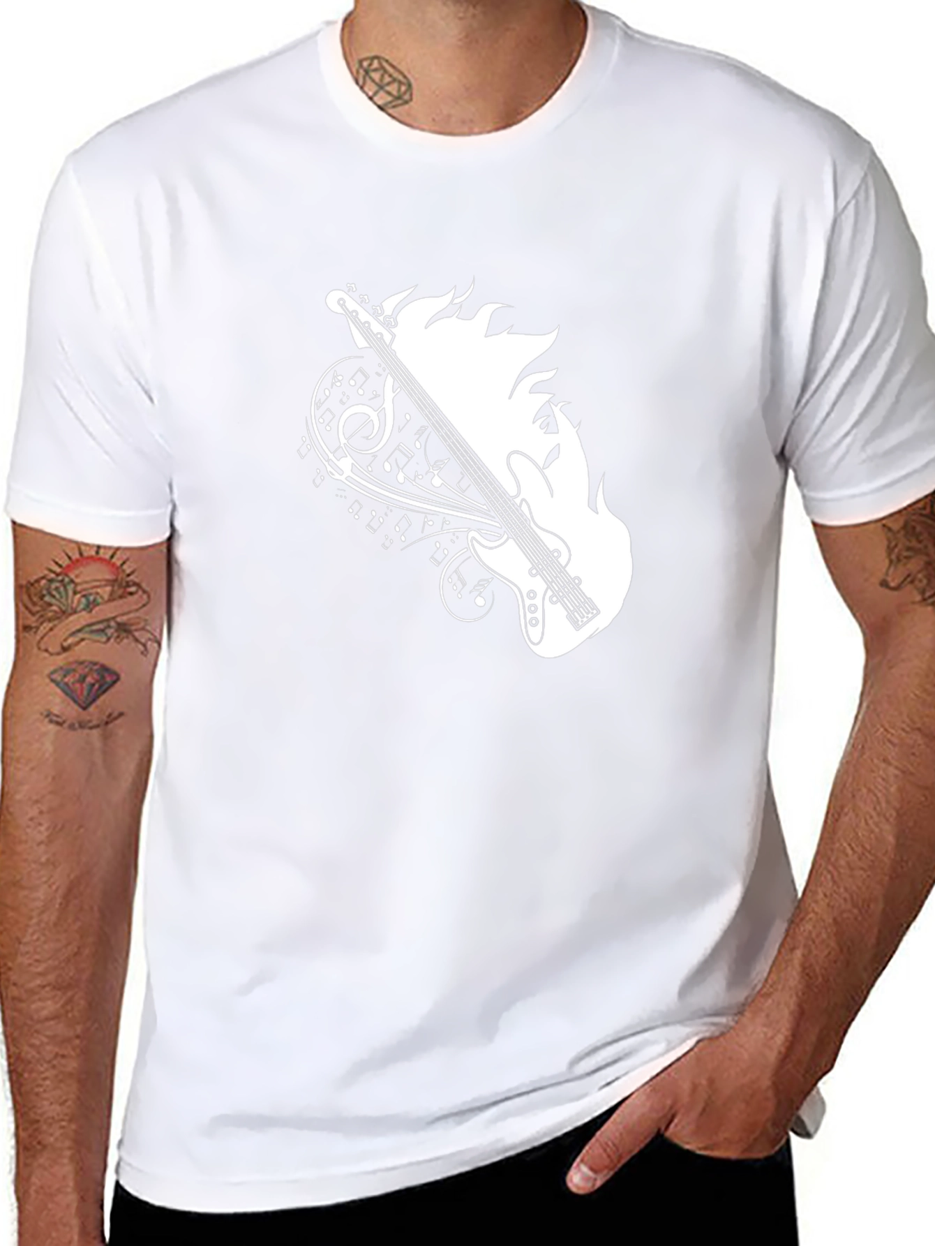 Music Guitar Graphic T-Shirt