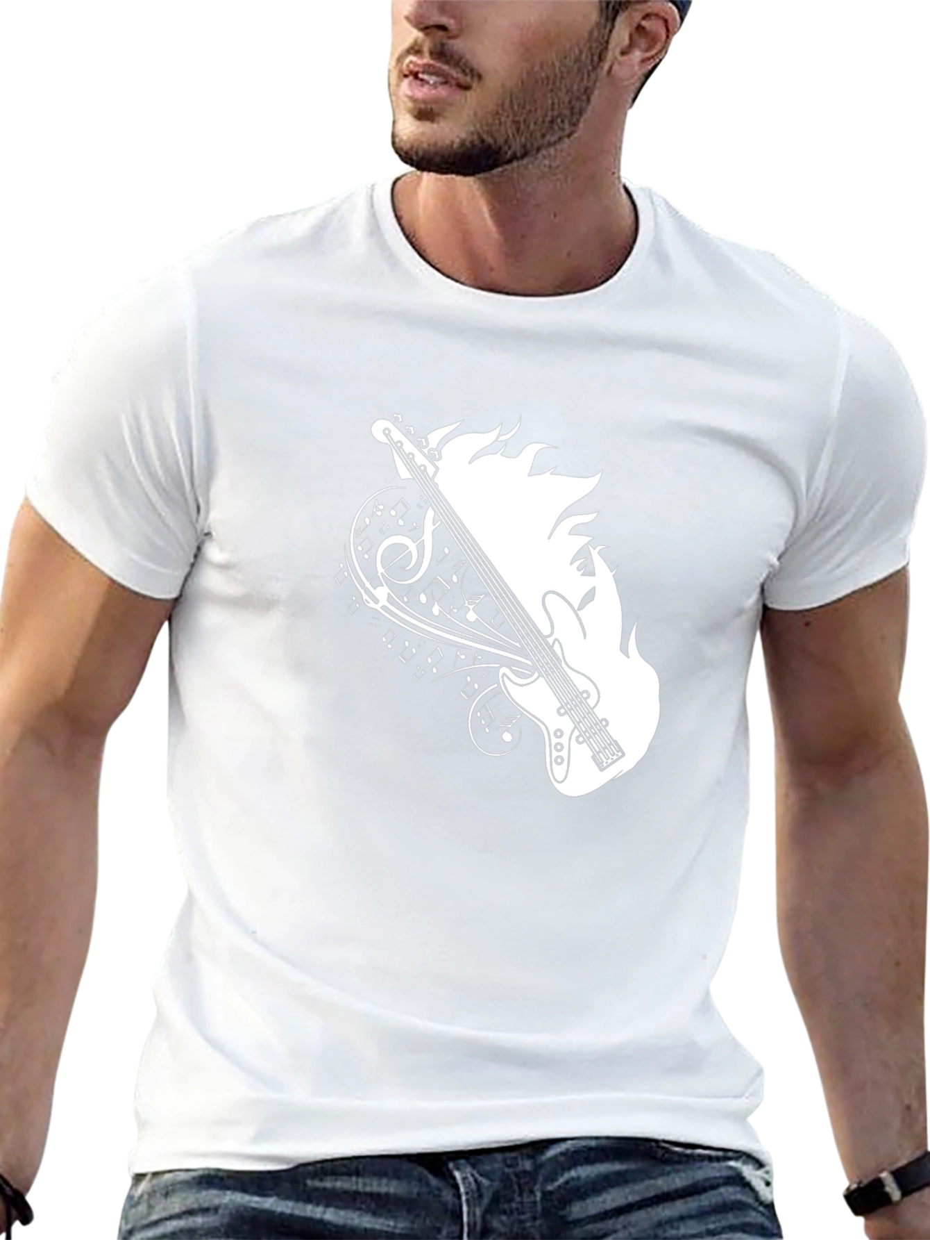 Music Guitar Graphic T-Shirt