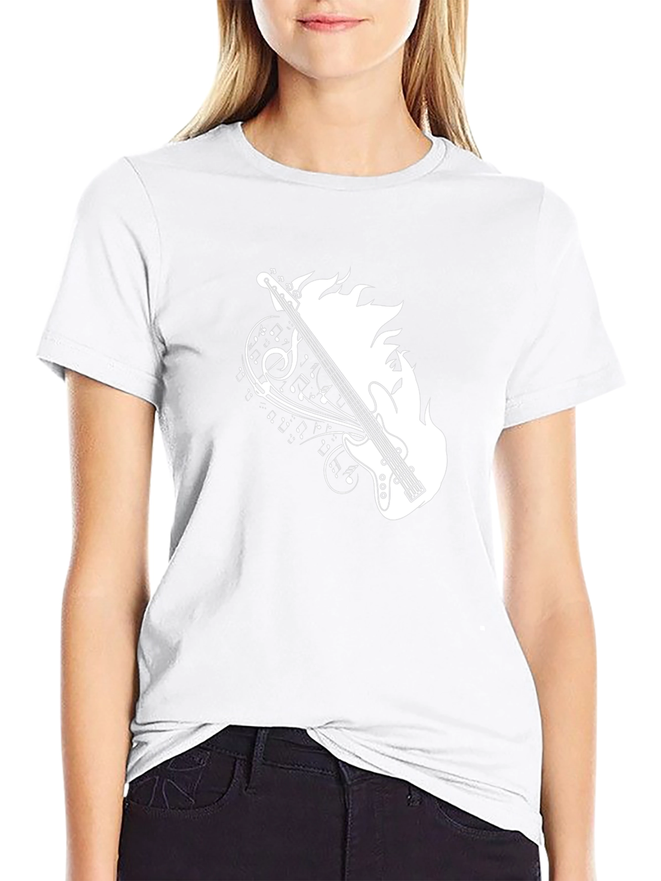 Music Guitar Graphic T-Shirt