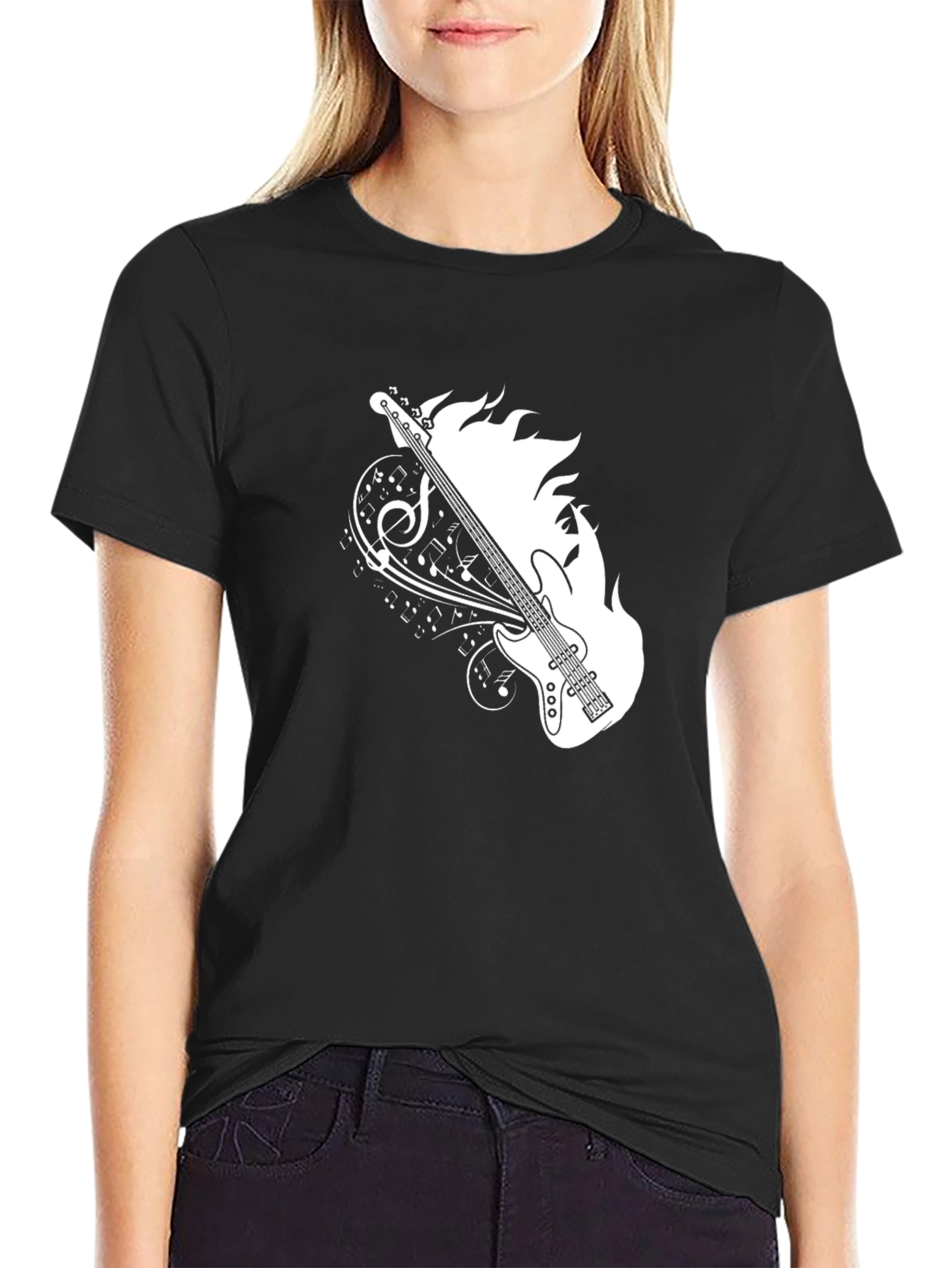 Music Guitar Graphic T-Shirt