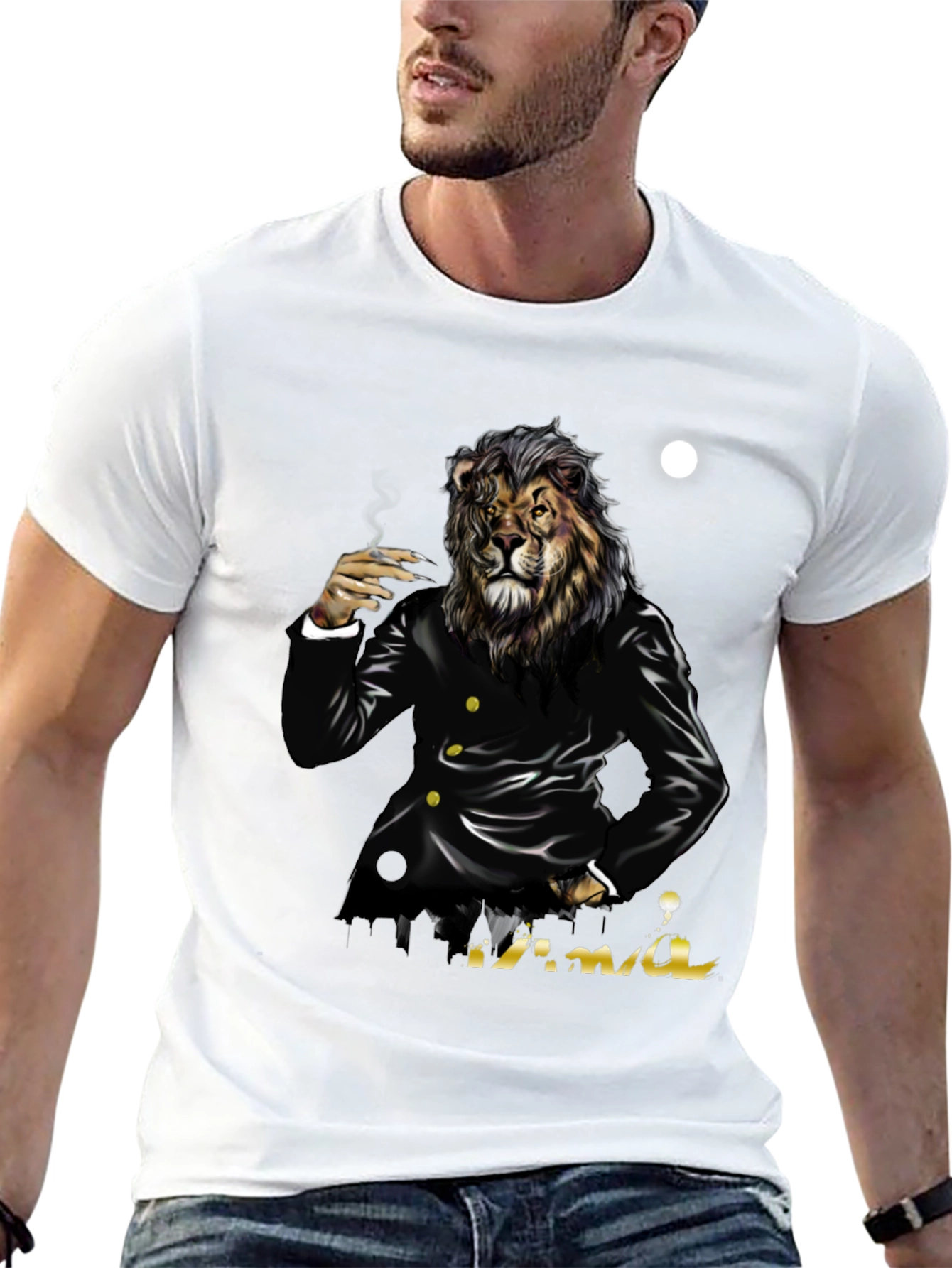 Lion Boss T-Shirt - Unique Graphic Tee
