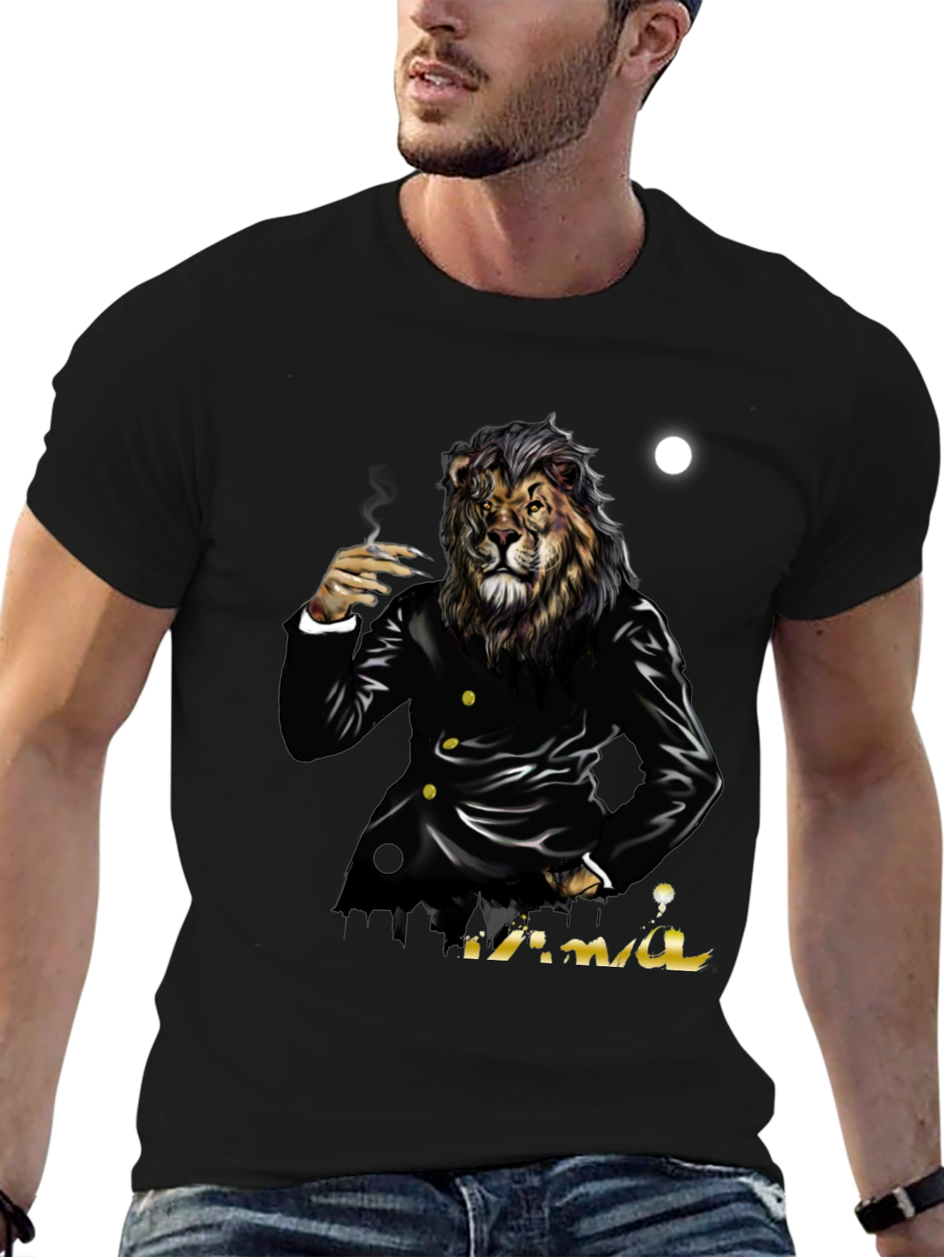 Lion Boss T-Shirt - Unique Graphic Tee