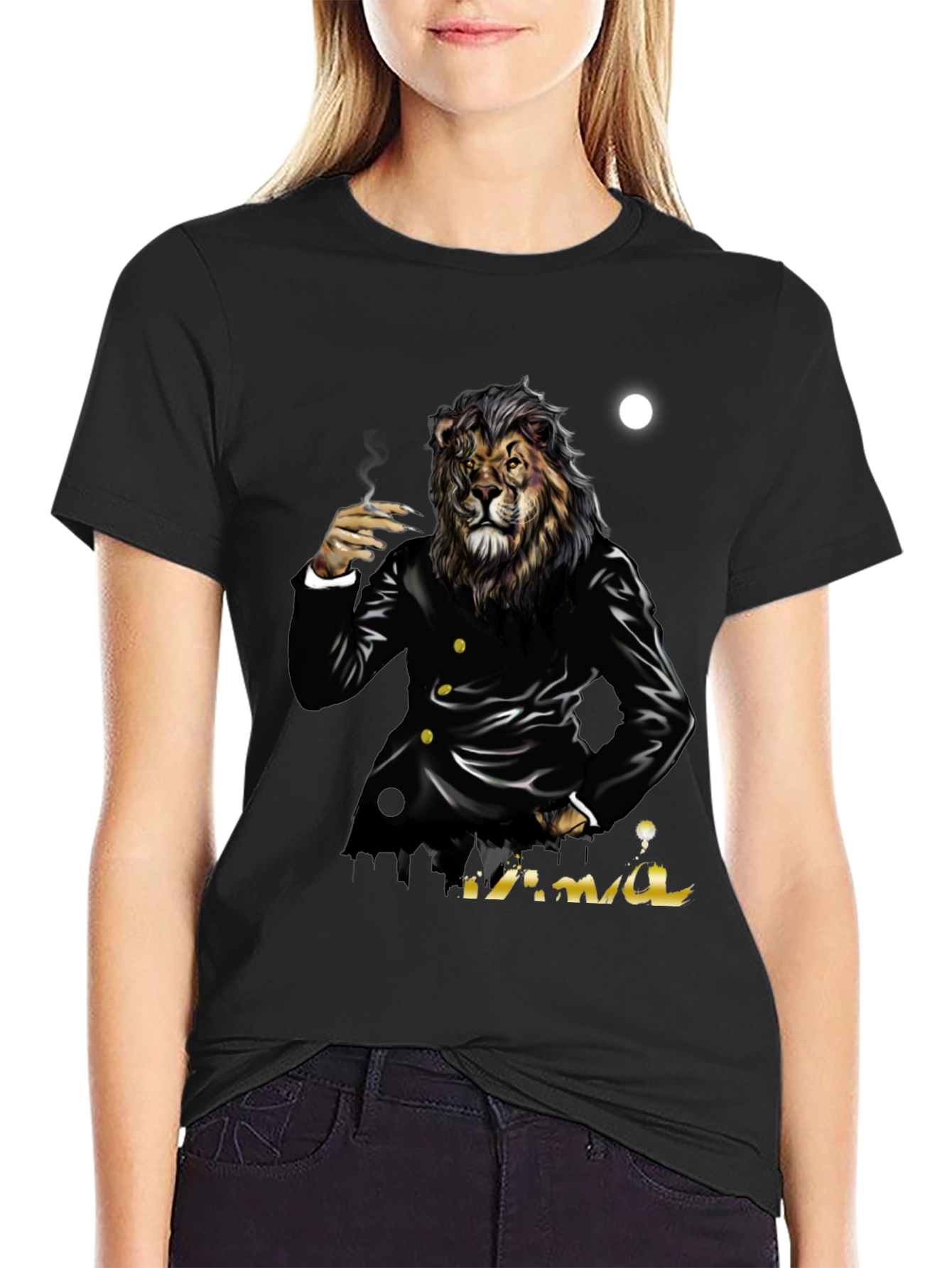 Lion Boss T-Shirt - Unique Graphic Tee