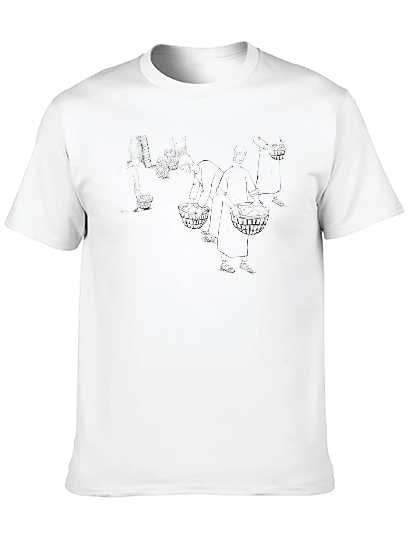 08 Genesis 11:19 02 Classic Crew Neck Graphic Tee – Everyday Minimal Look