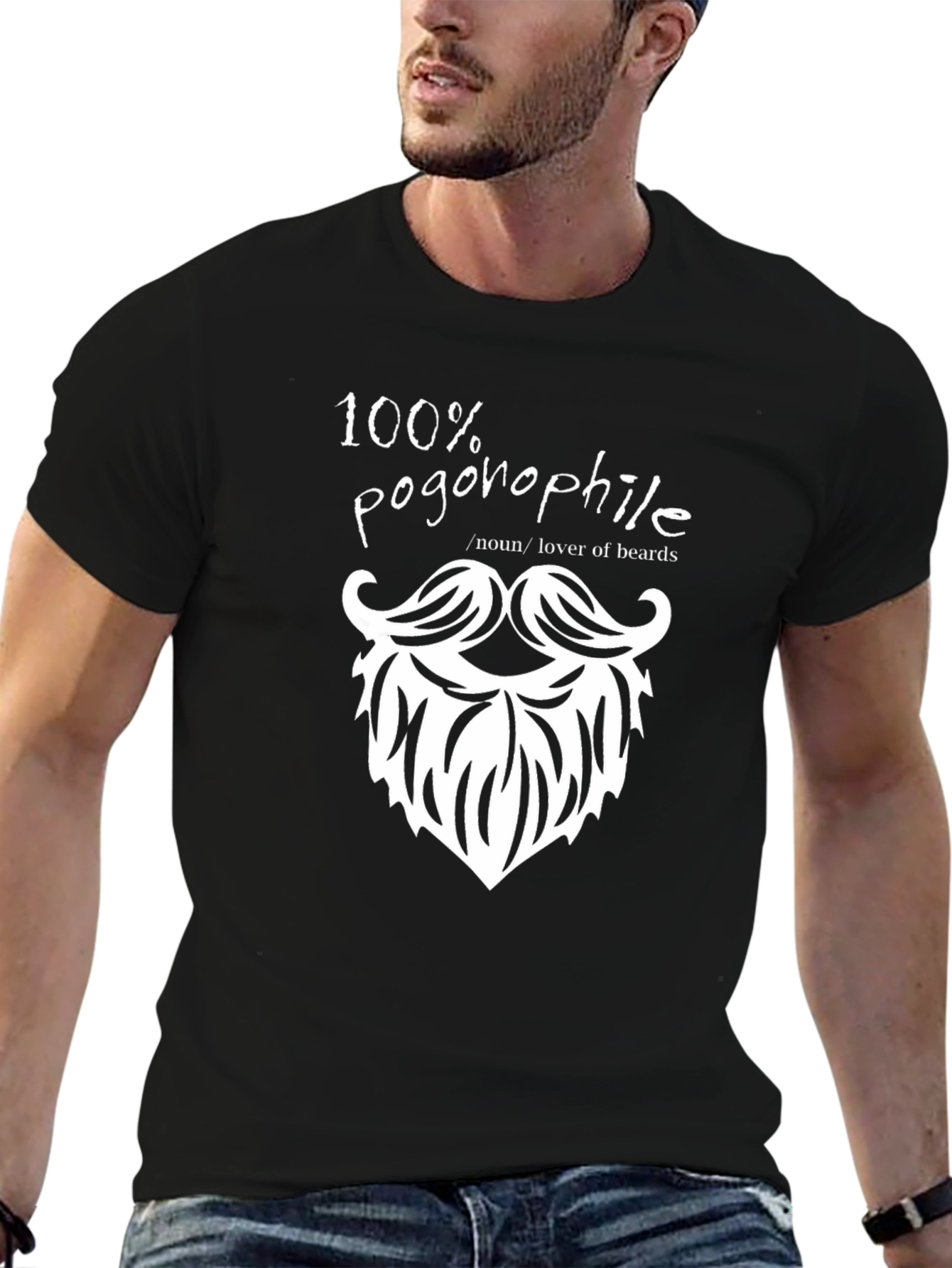 100% Pogophile T-Shirt - Lover of Beards Tee