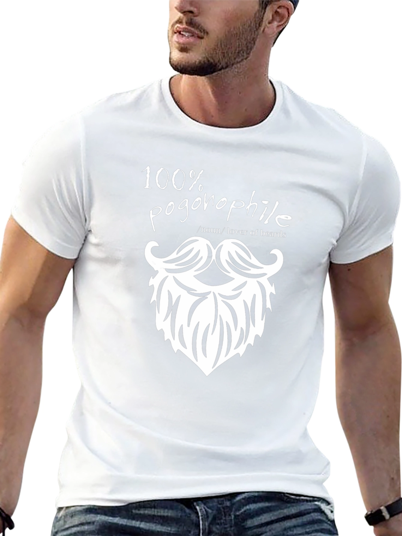 100% Pogophile T-Shirt - Lover of Beards Tee