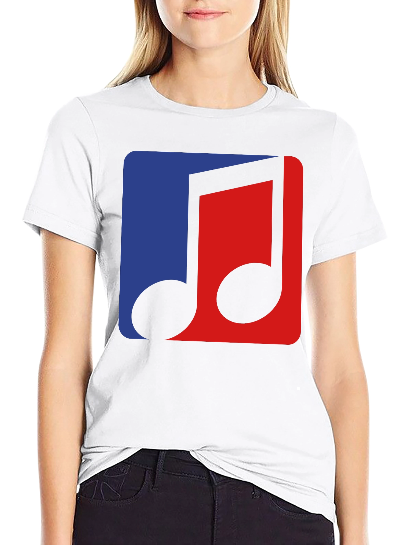 Music Note Graphic Tee - Stylish Cotton T-Shirt