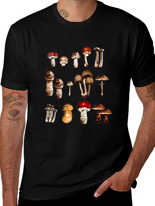 Mushroom Variety Graphic Tee