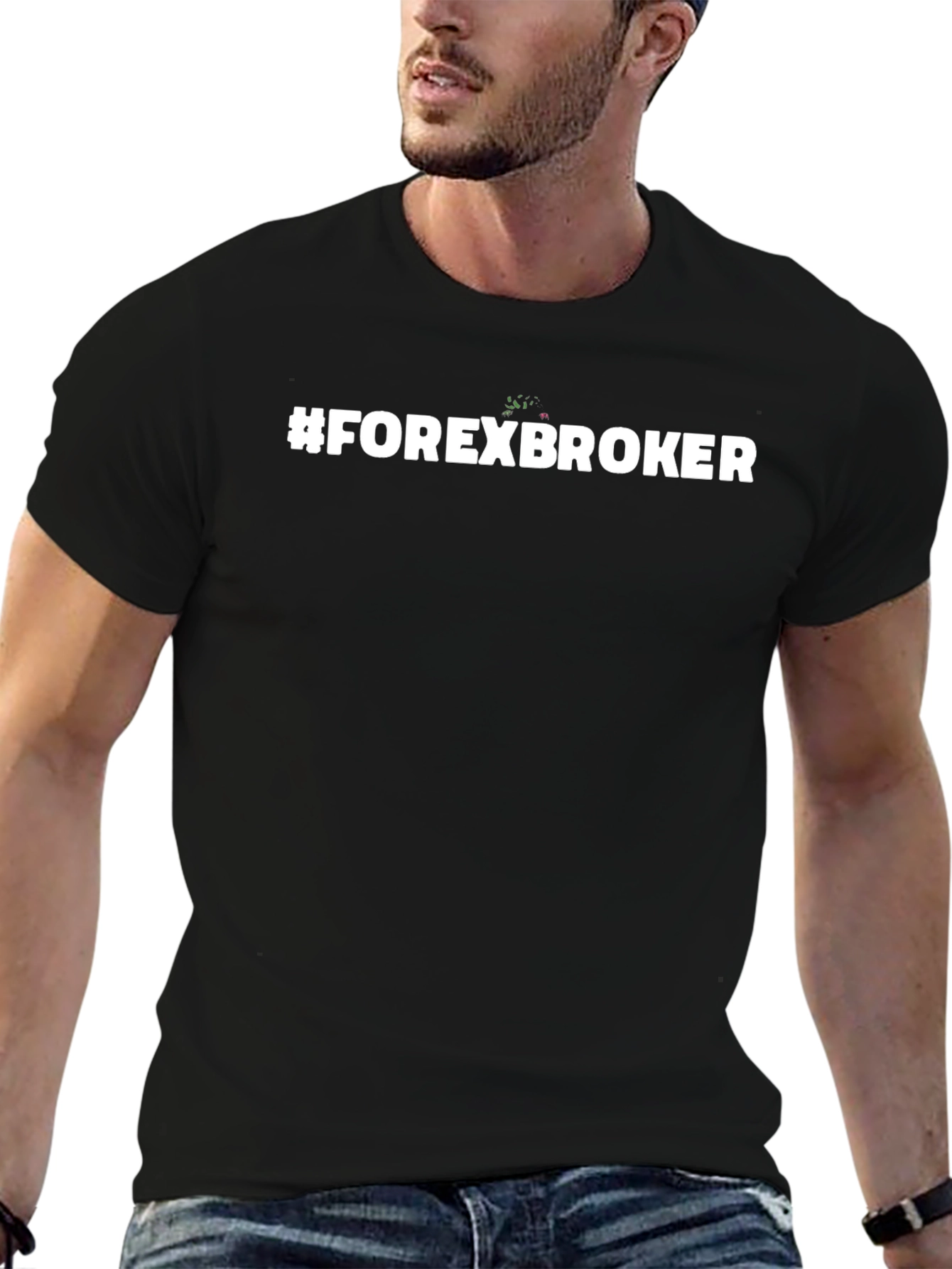 #FOREXBROKER Black T-Shirt - Trader Style